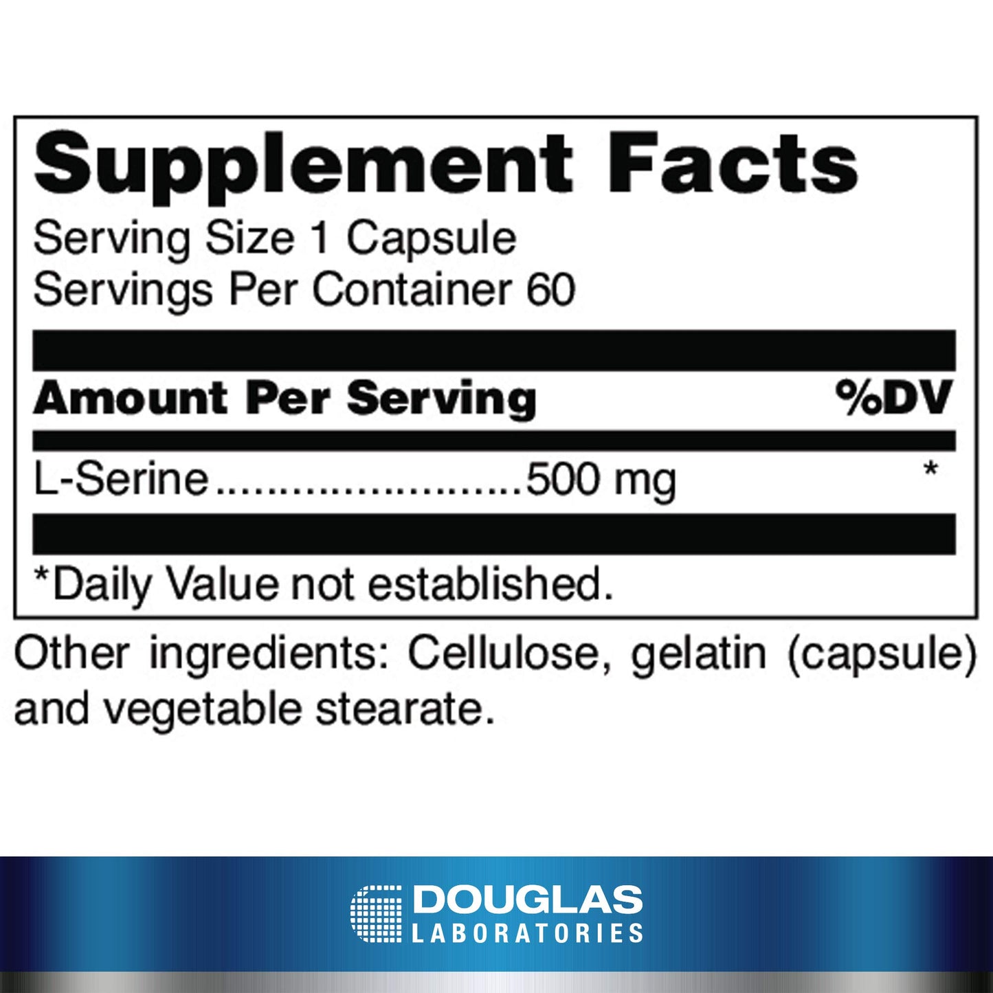 Douglas Laboratories L-Serine Capsule, 60 Capsules