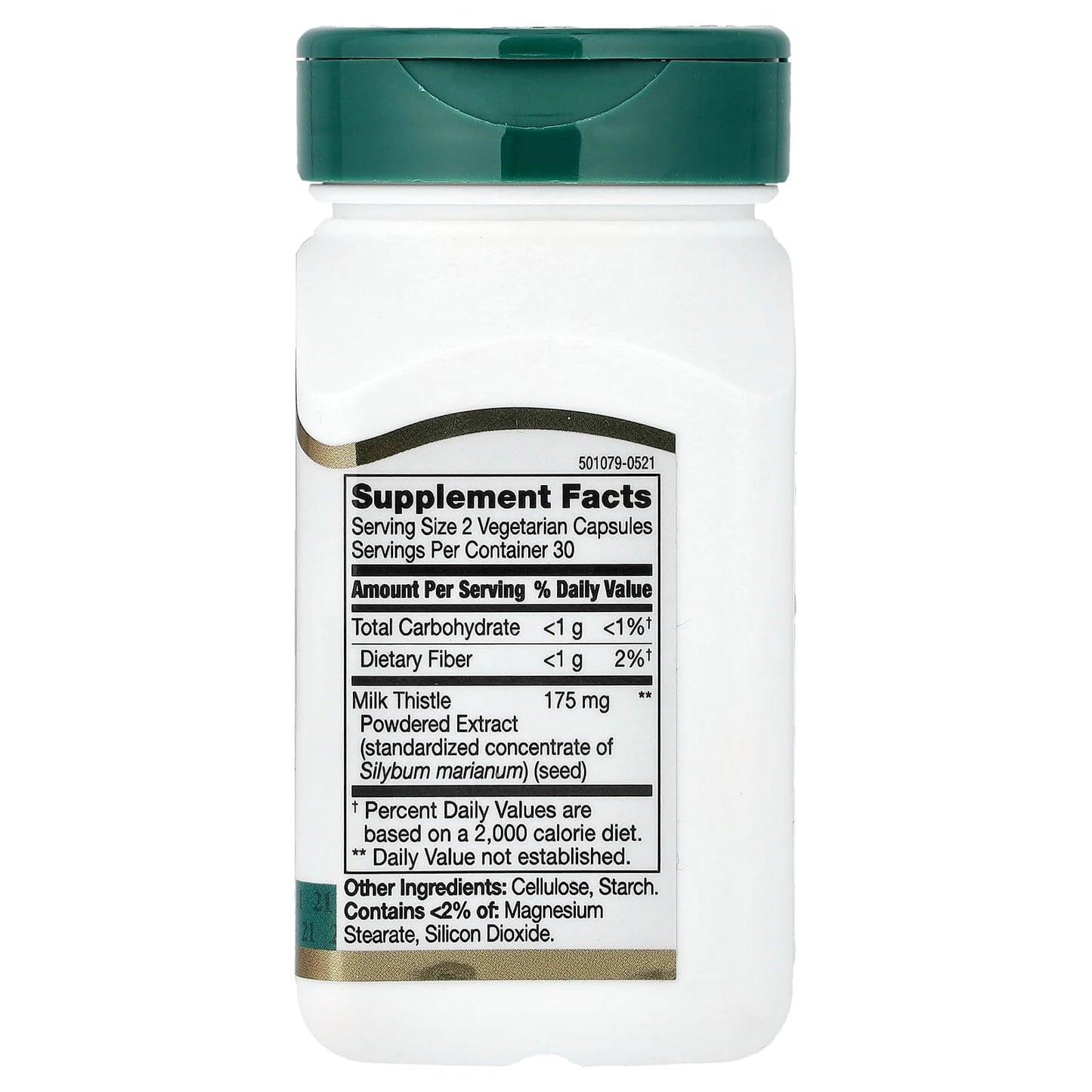 21st Century Thistle Extract Capsules 60 Count