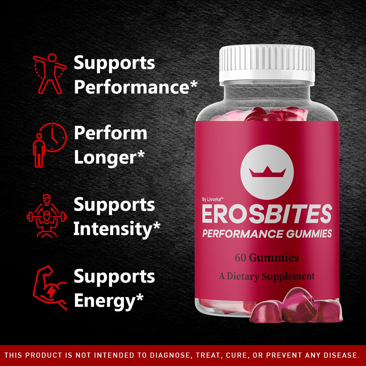 LIVORKA Eros Bites Gummies 300 Gummies