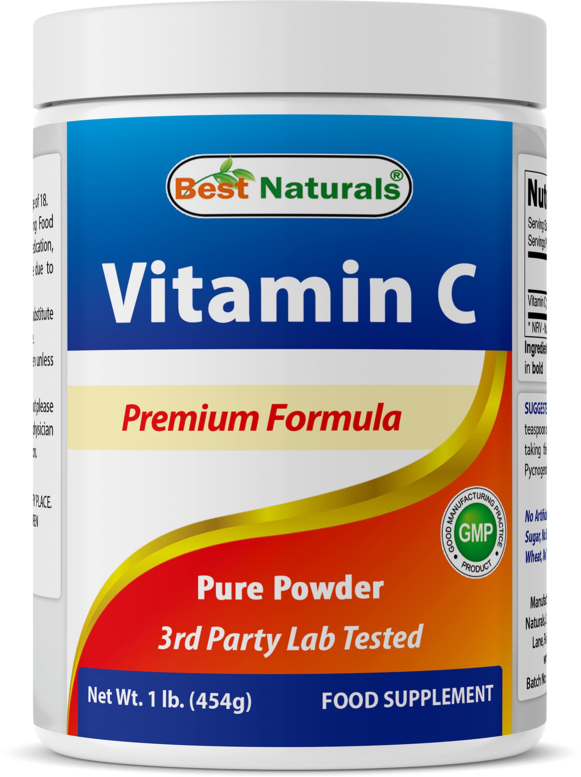 Best Naturals Vitamin C Powder 16 oz