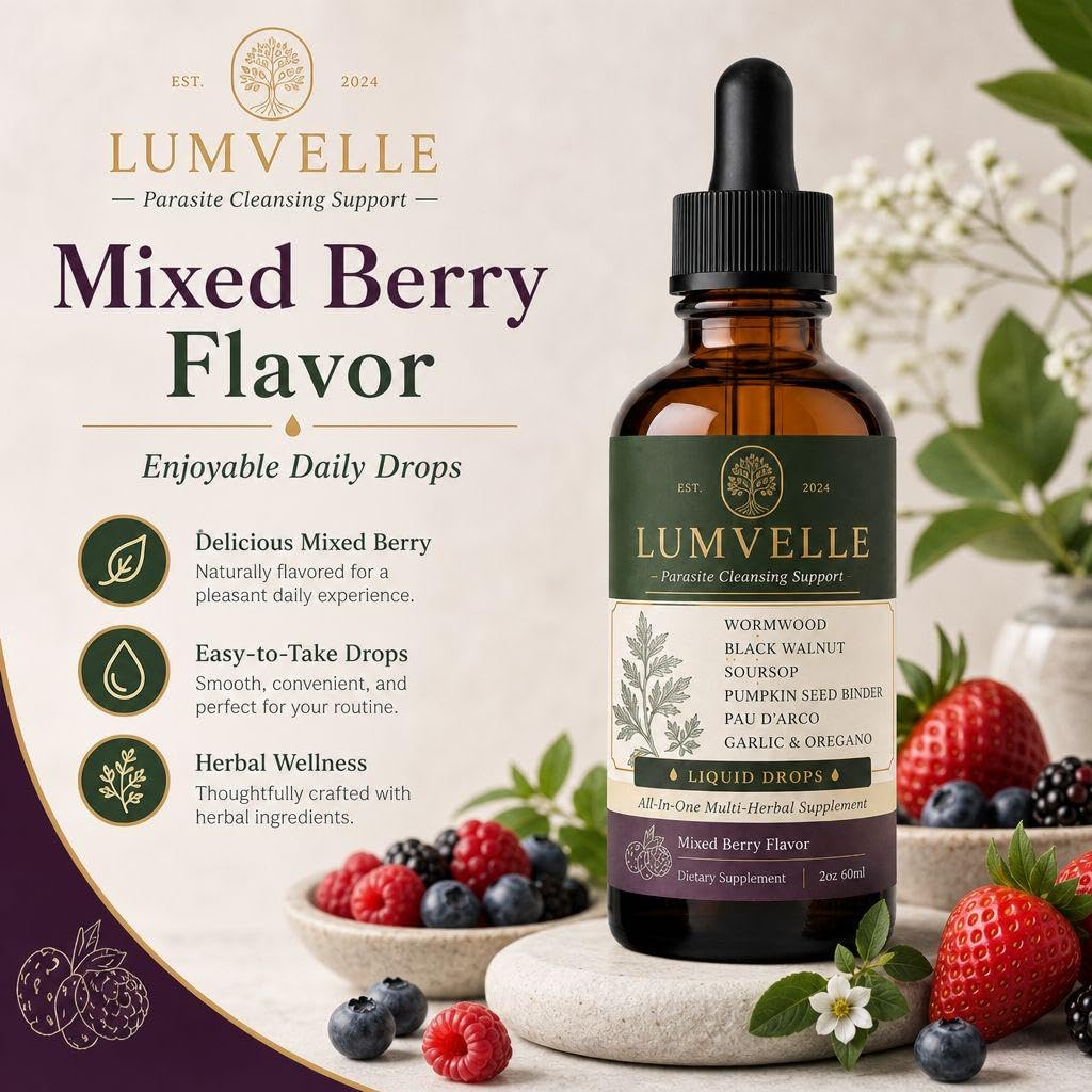 RAWBOLD LUMVELLE Wild-Harvested Wormwood Herbal Drops Capsule 1 Count