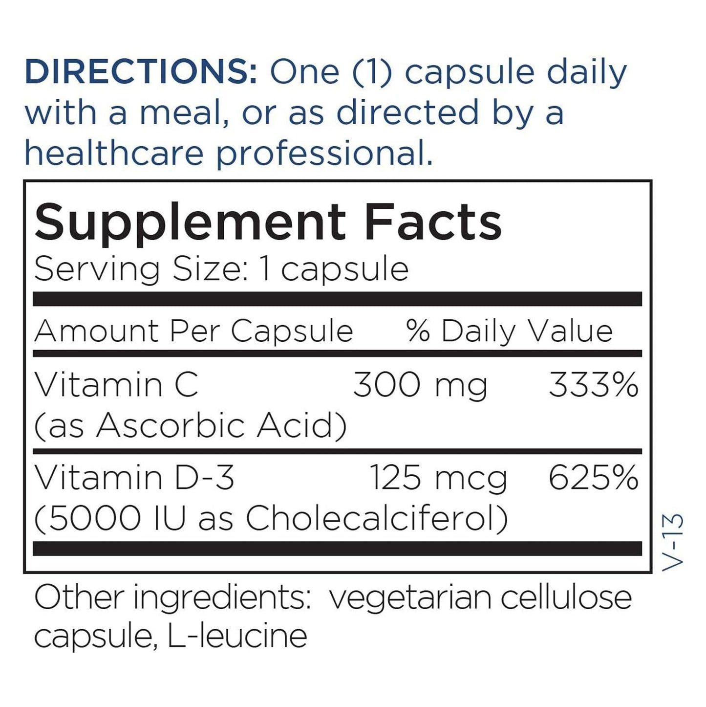 Metabolic Maintenance Vitamin D3 5000 IU Capsule, 125 mcg, 90-Count
