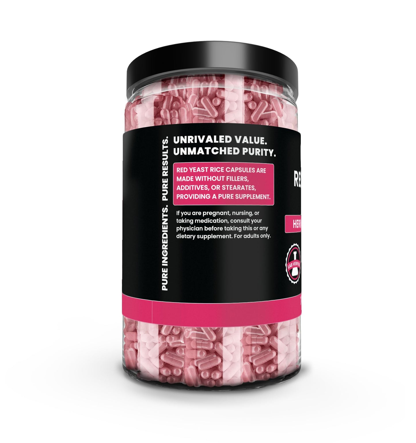 PURE ORIGINAL INGREDIENTS Red Yeast Rice Capsules 730