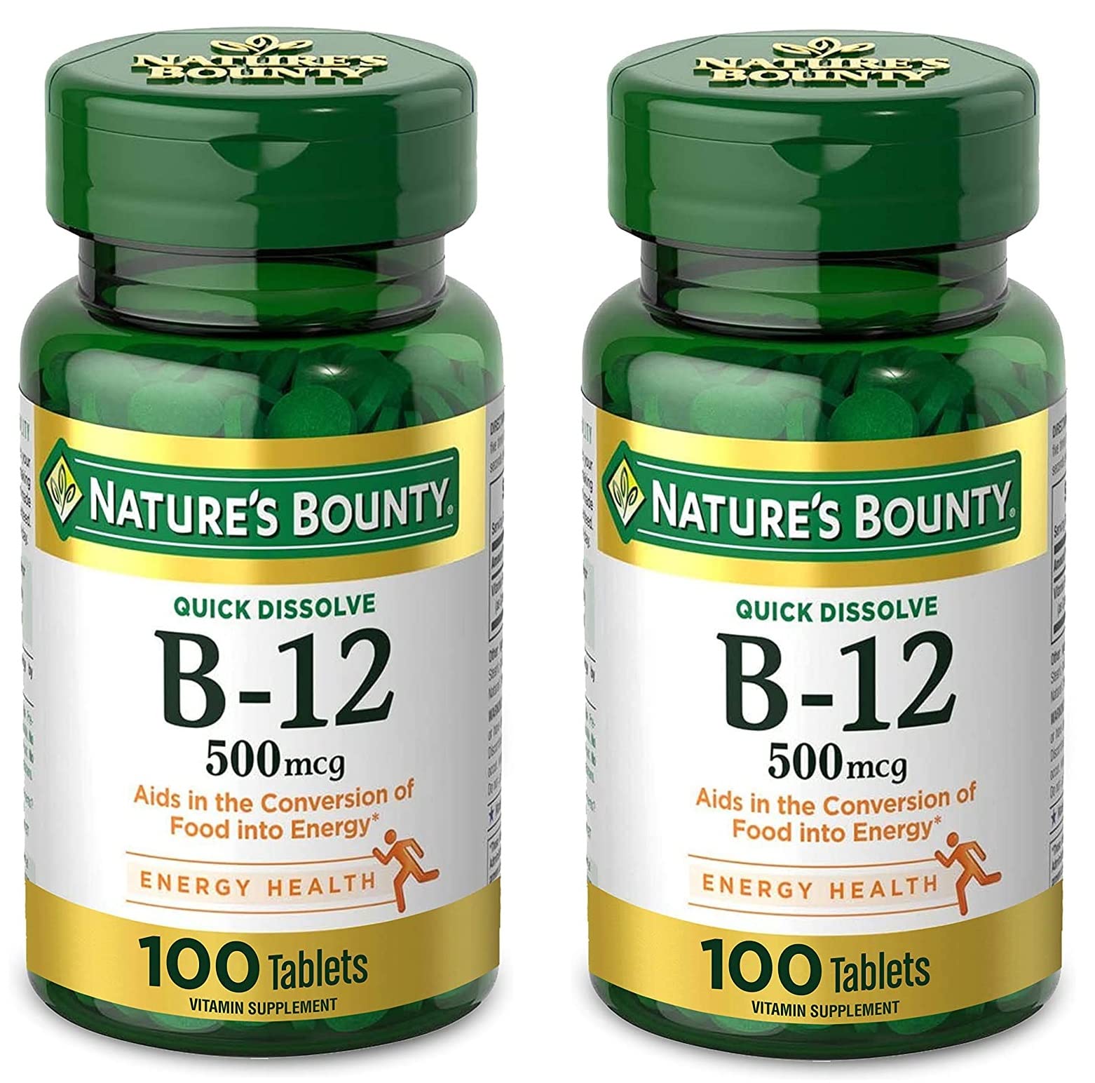 Nature's Bounty Vitamin B12 200 Tablets