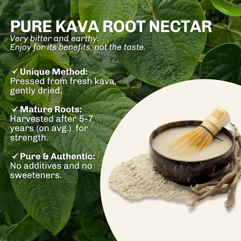 Kavahana Balance Edition Ceremonial Grade Noble Kava Nectar Powder, 2 oz