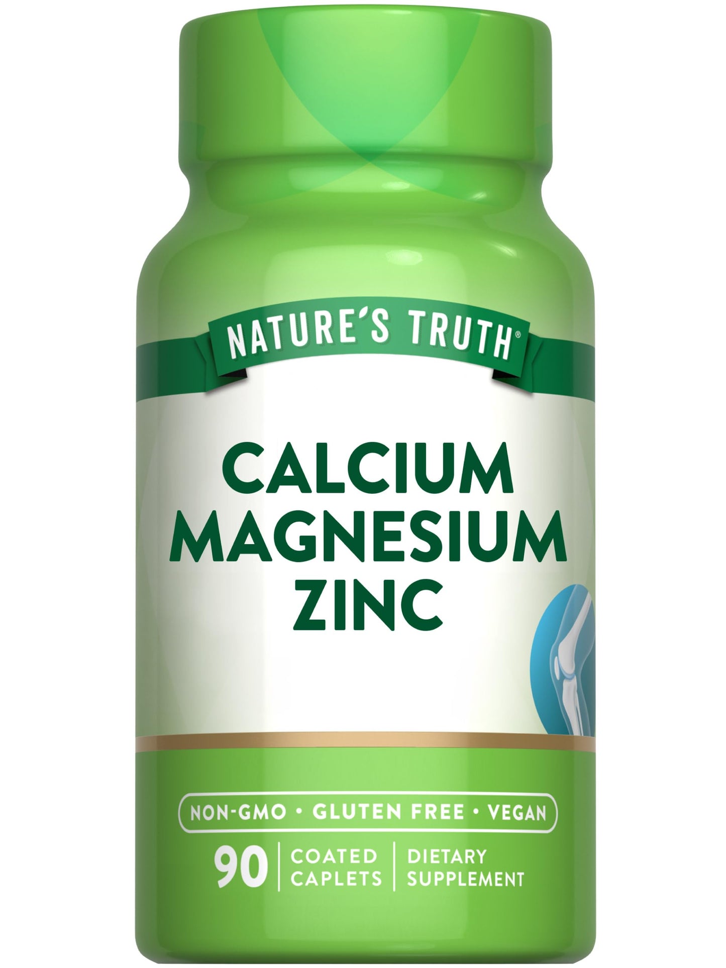 Nature's Truth Calcium Magnesium Zinc Caplets 90