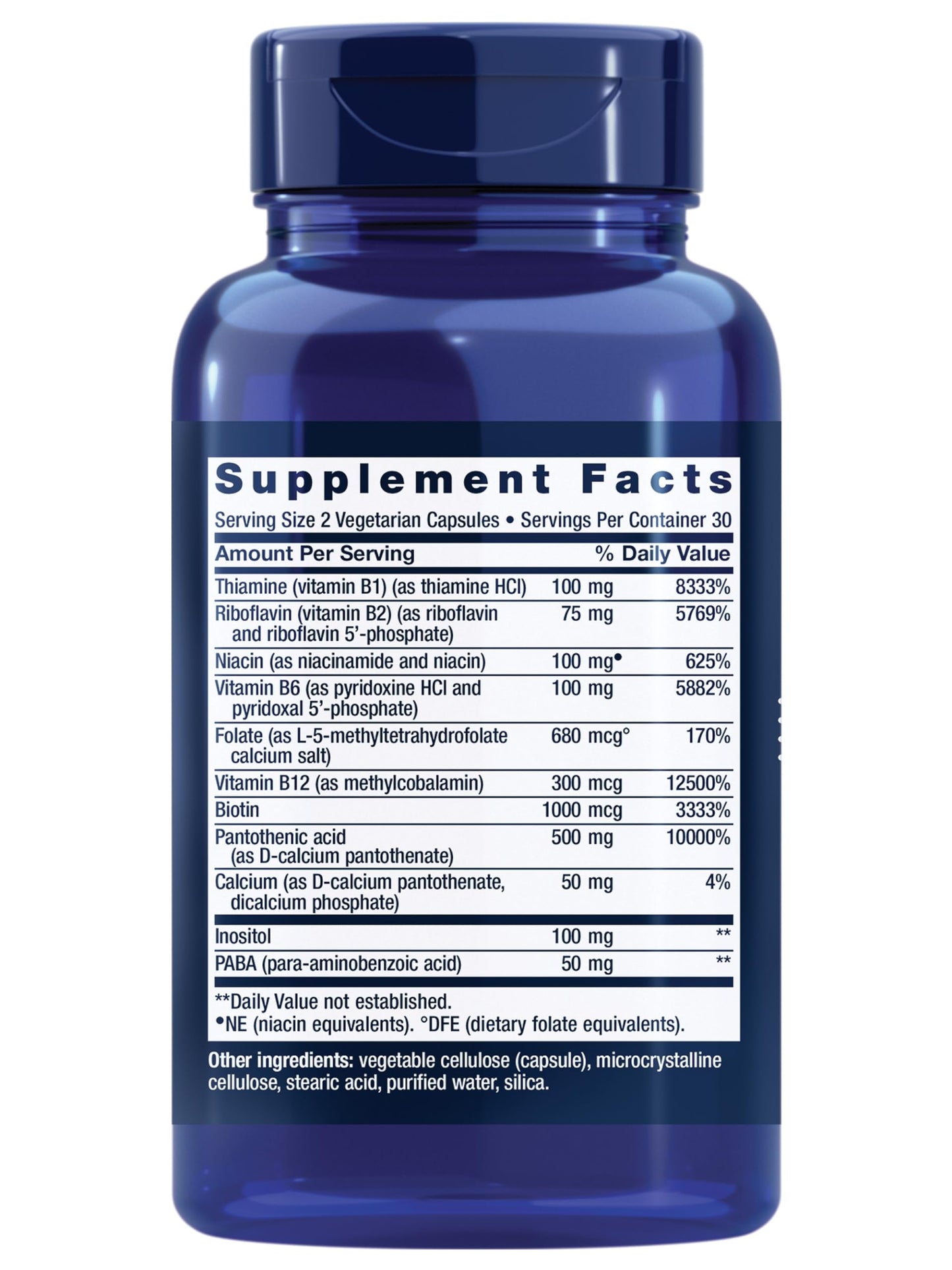 Life Extension BioActive Complete B-Complex Capsule 60 Count
