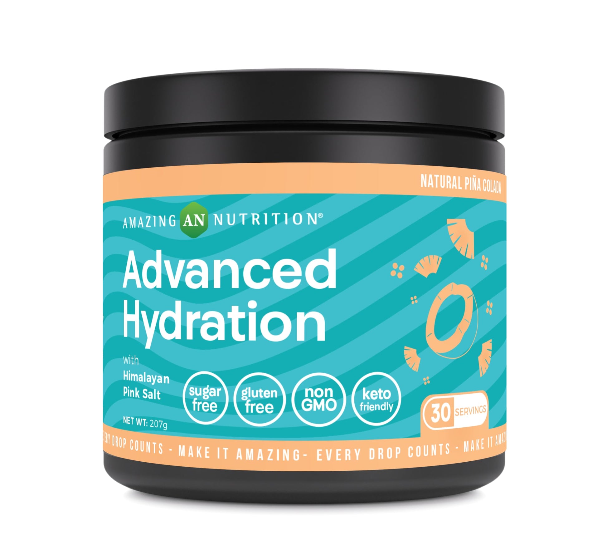 Amazing Nutrition Advanced Hydration Electrolyte Powder 7.5 Ounce