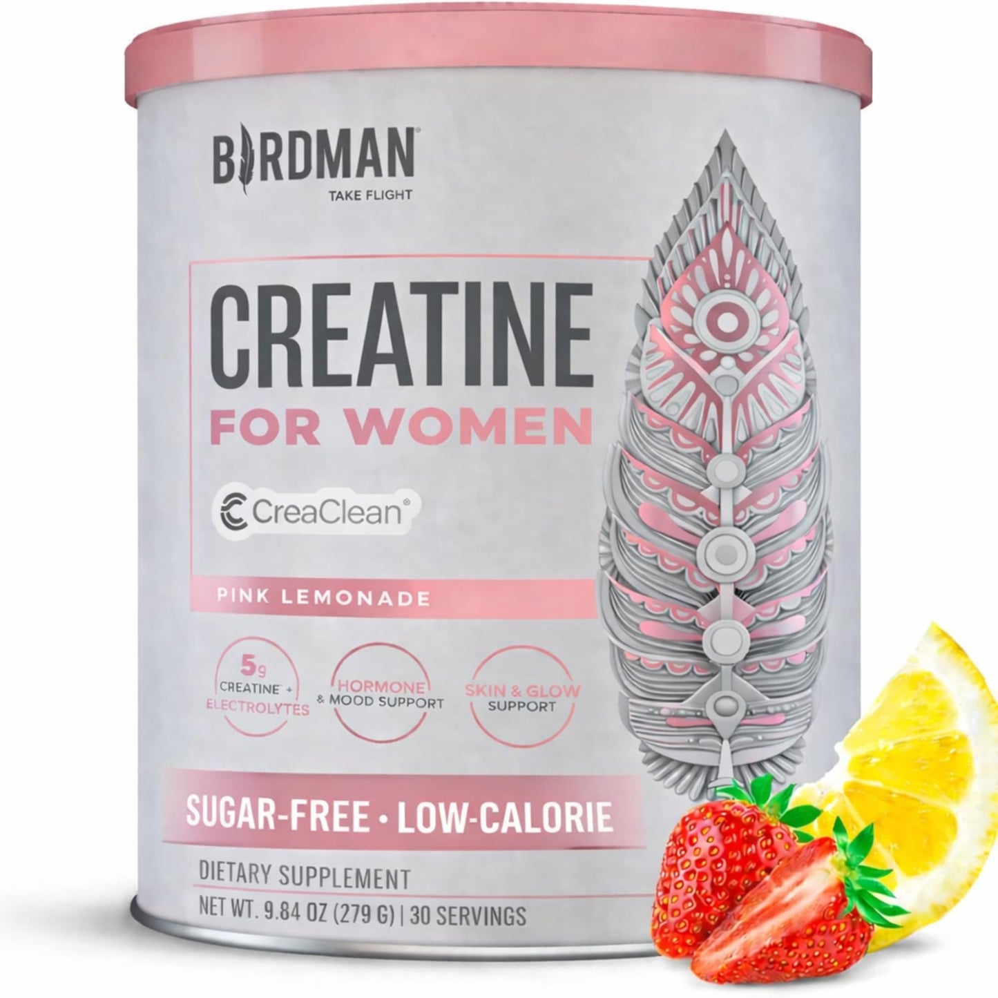 BIRDMAN Creatine for Women Powder, 9.84 oz