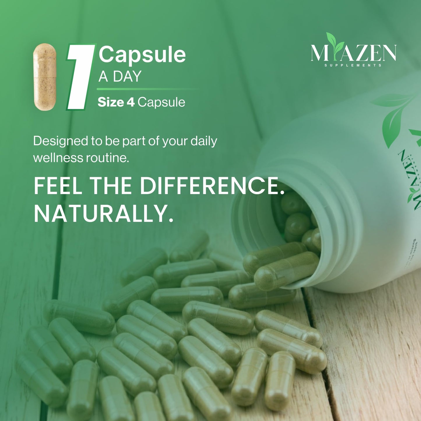 Miazen ADK 5 Vitamin Supplement 5000 IU Capsules, 90 Count