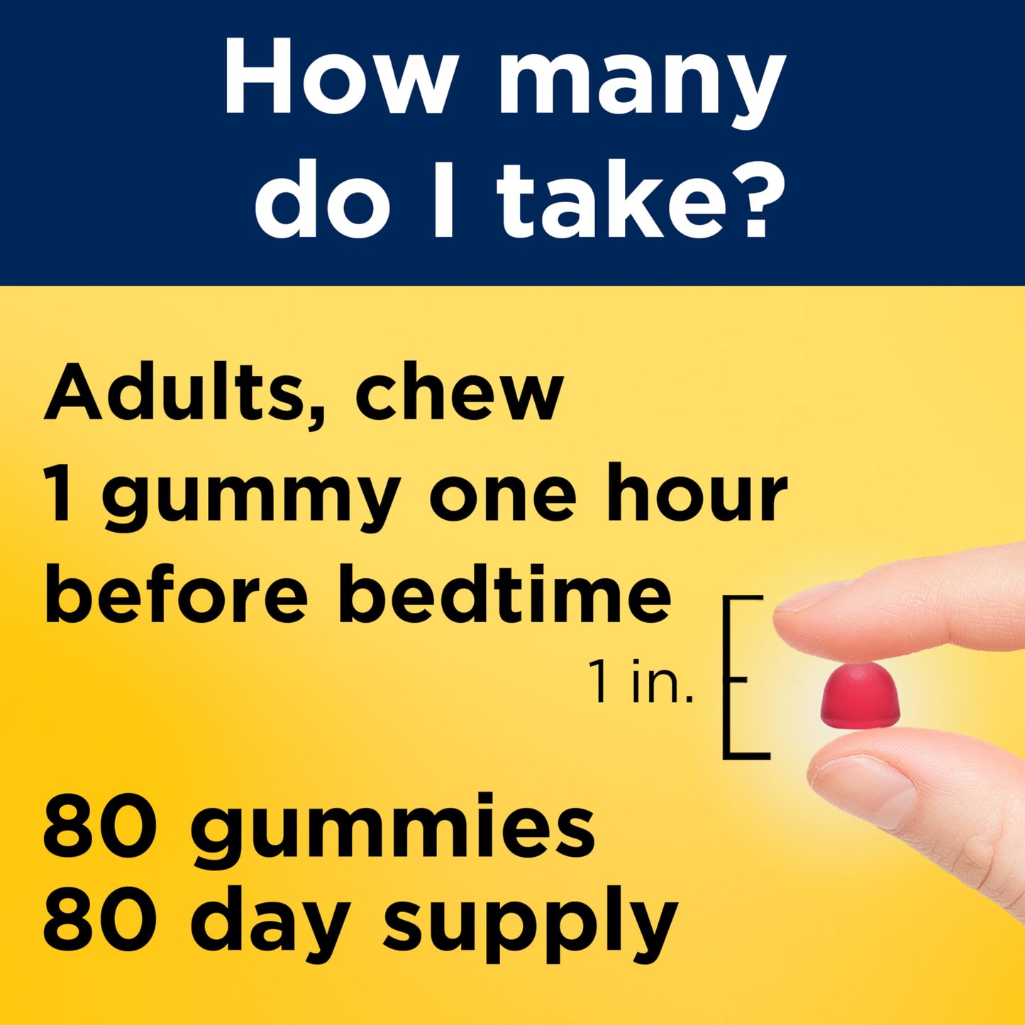 Nature Made Melatonin Gummies 2.5 mg, 80 Count