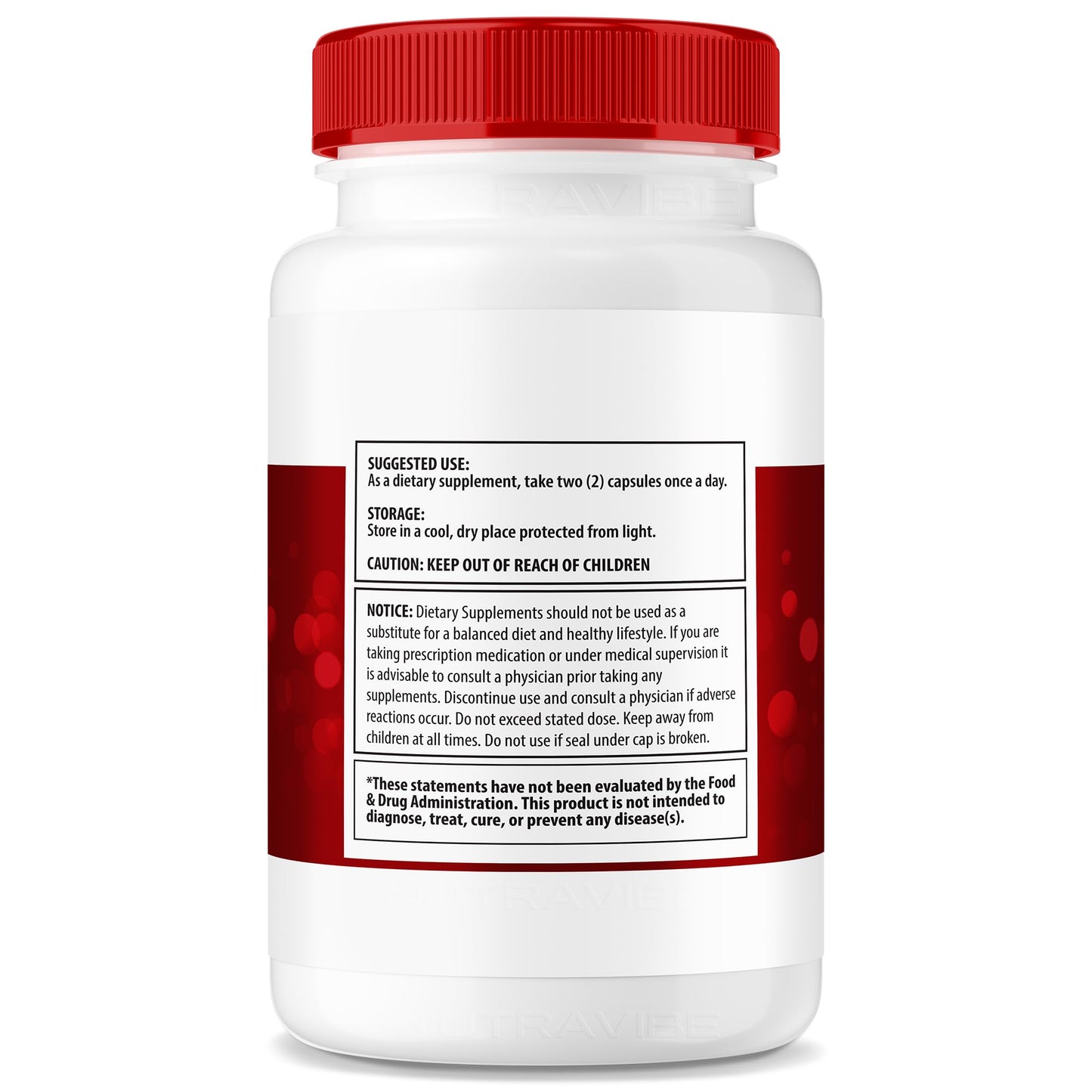 NutraVibe GlucoZone Gluco Zone Natural Formula Capsules, 180 Capsules
