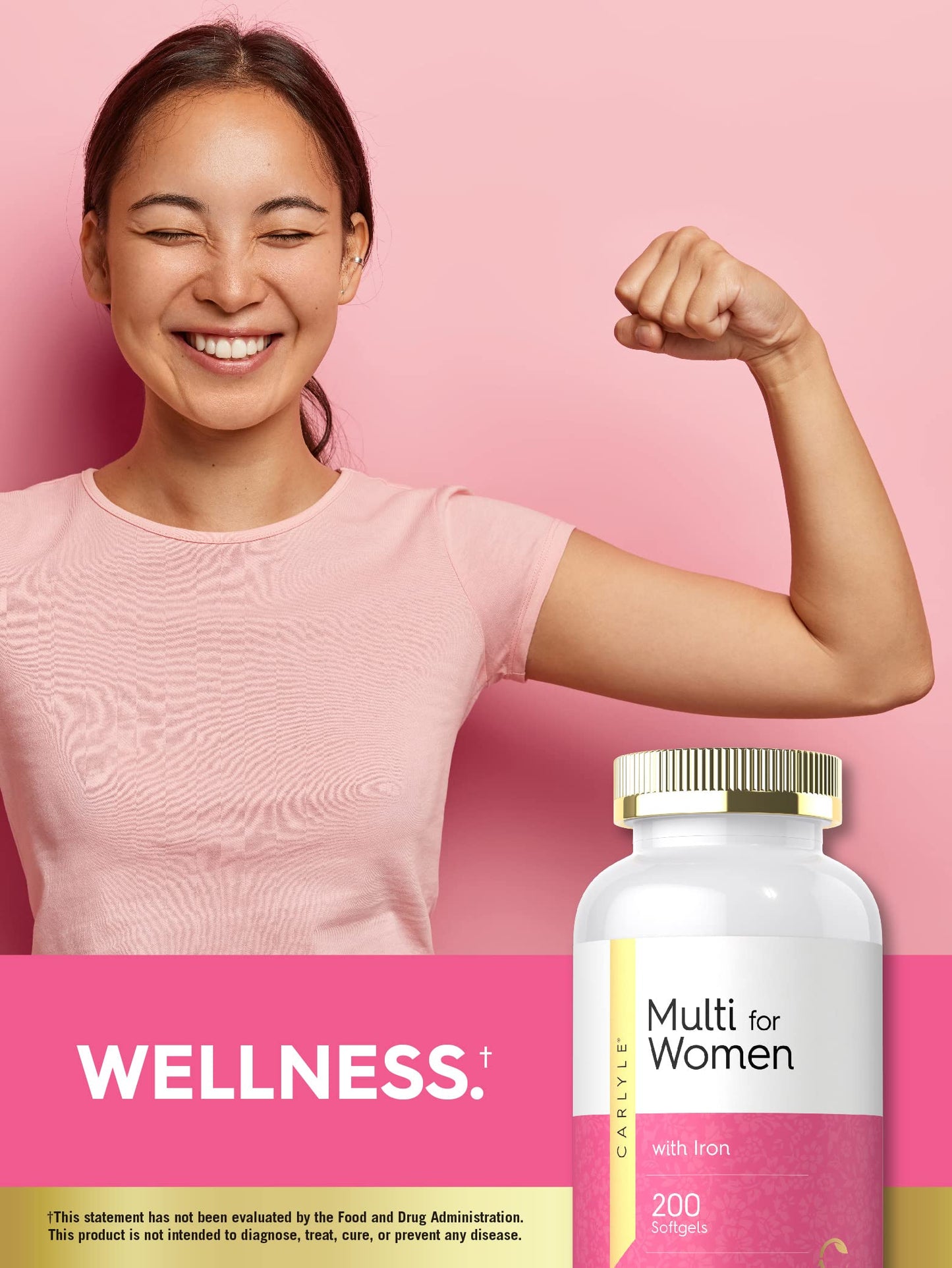 Carlyle Multivitamin for Women with Iron Softgels 200 Count
