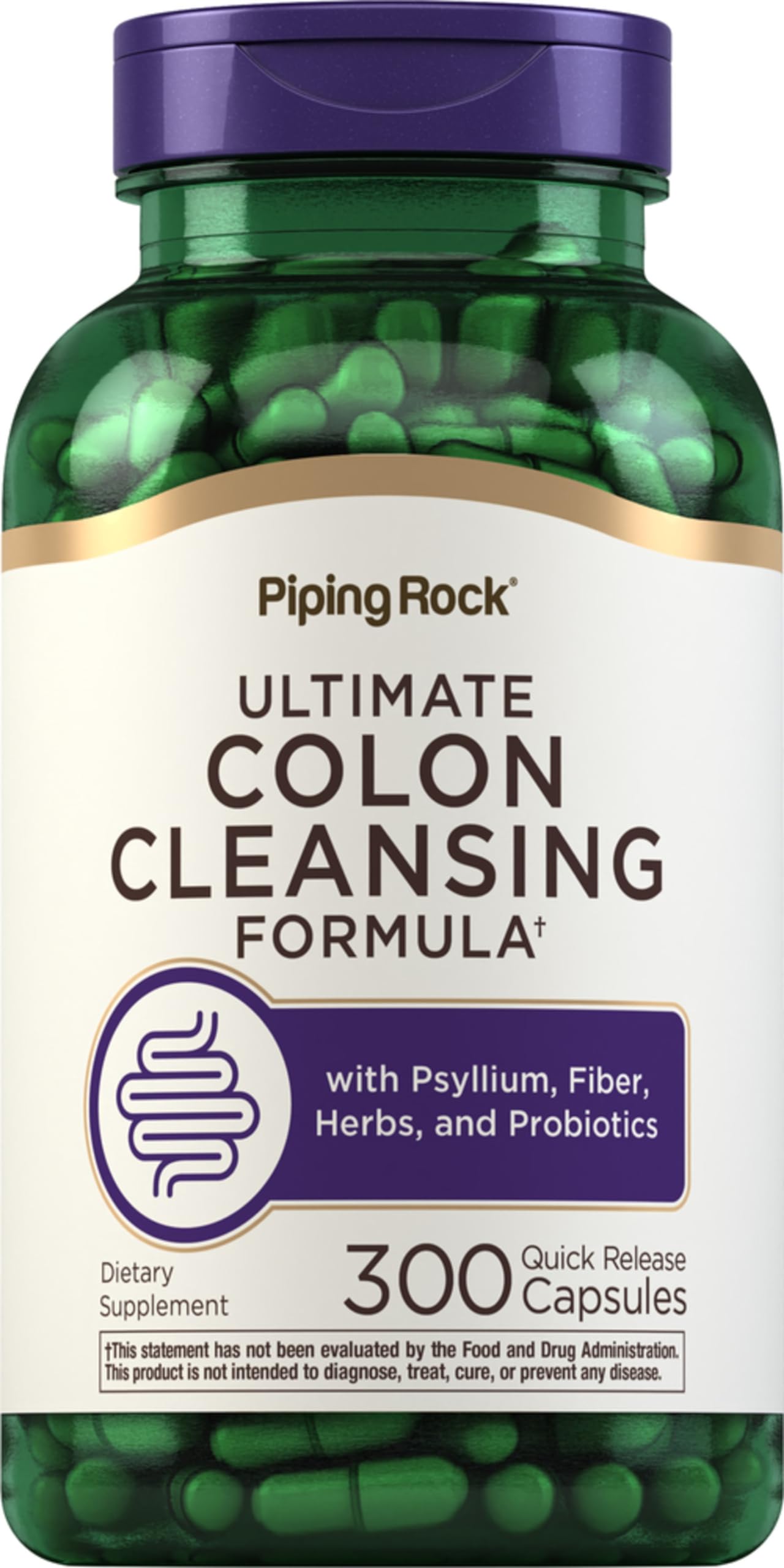 Piping Rock Colon Cleanse, 300 Quick Release Capsules