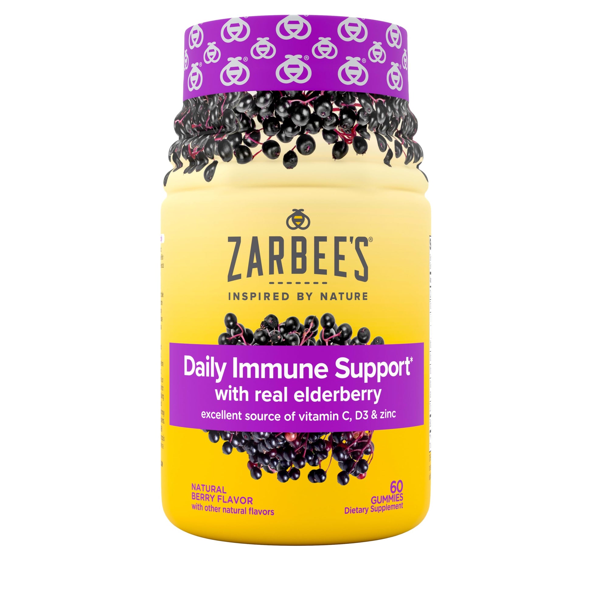 Zarbee's Daily Immune Support Gummies 60 Count