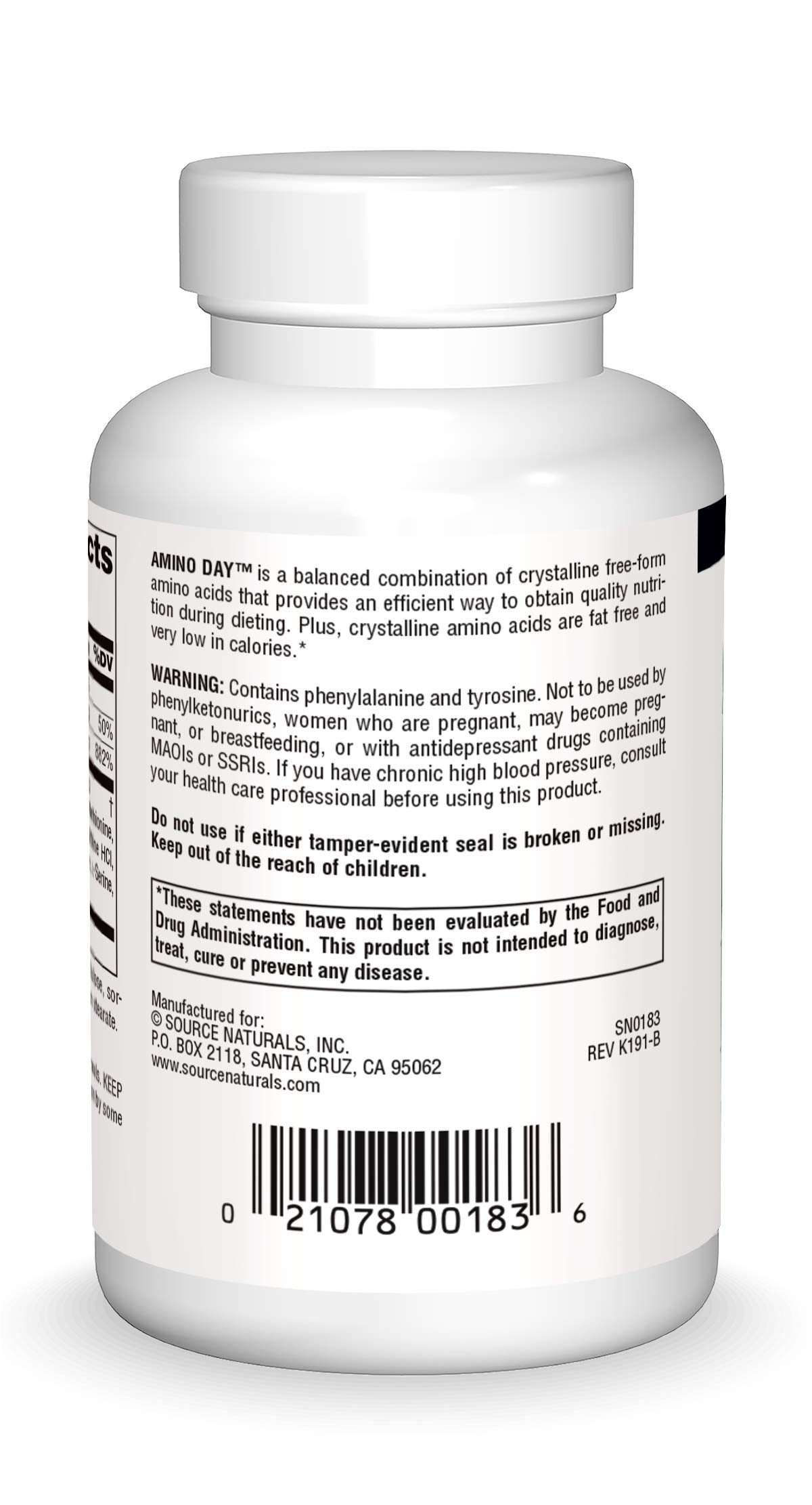 Source Naturals Amino Day Tablets 60