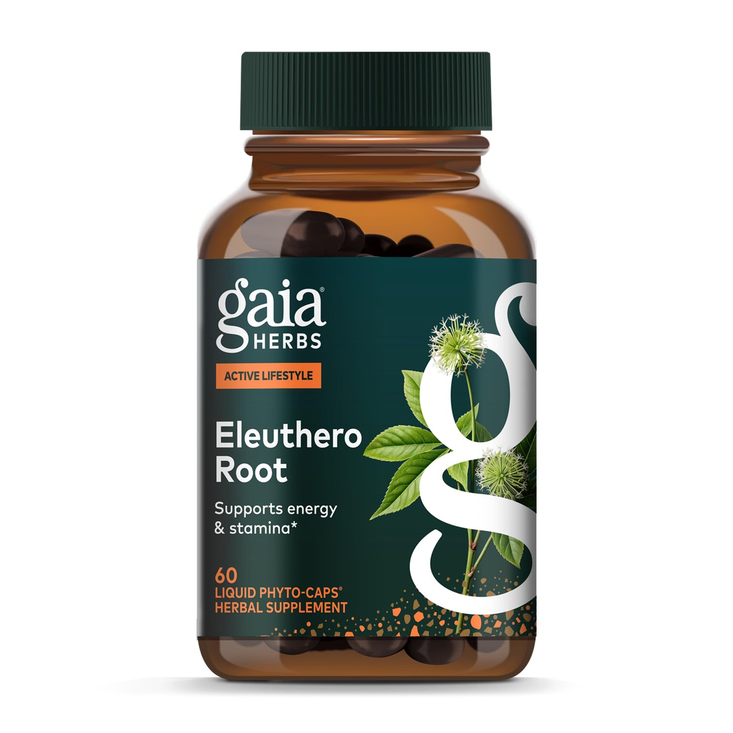 Gaia Herbs Eleuthero Root Capsules 60 Count