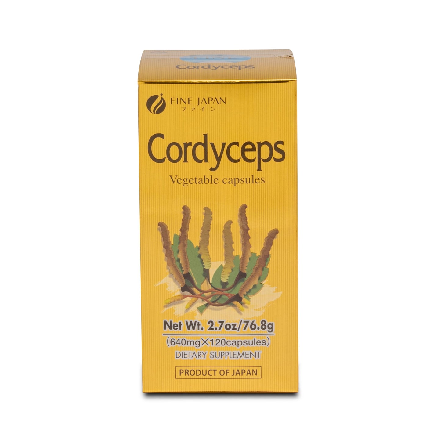 FINE JAPAN Cordyceps Mushroom Capsules 30 Count