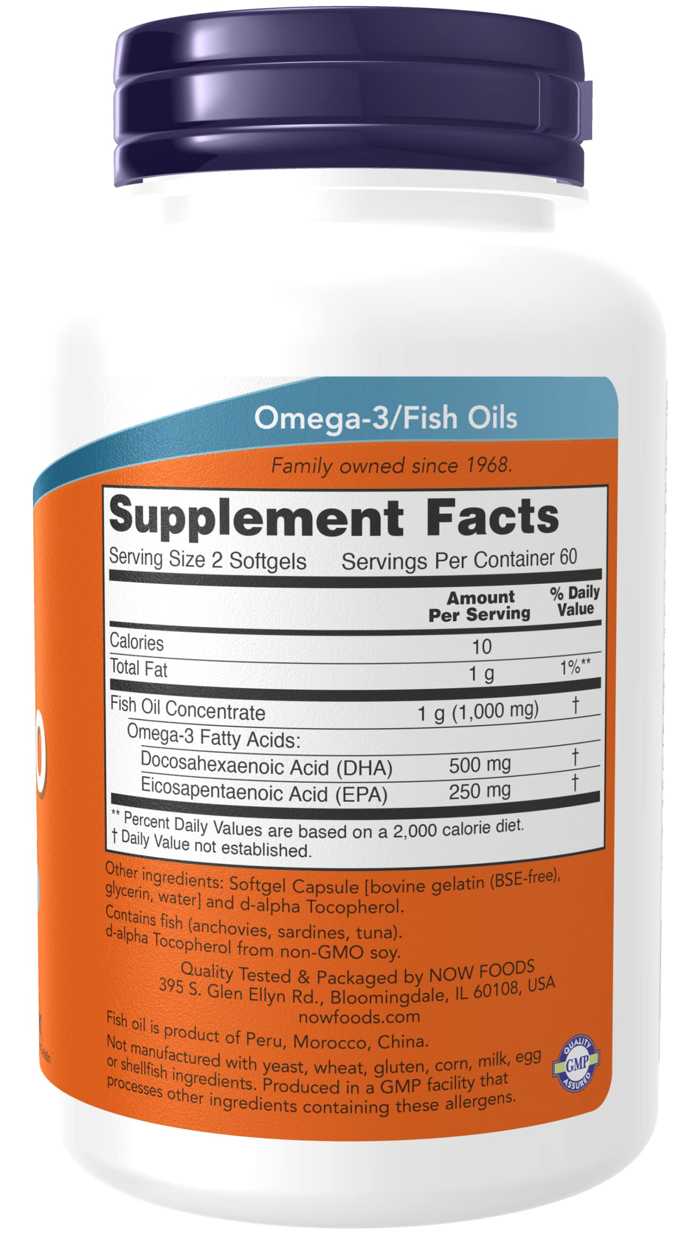 NOW Foods DHA-250 Softgels, 240 Softgels