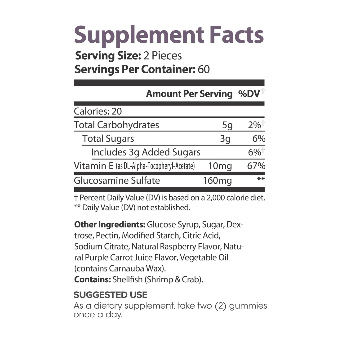 Lumen Naturals Mobility Gummies for Women with Glucosamine, 120 Gummies