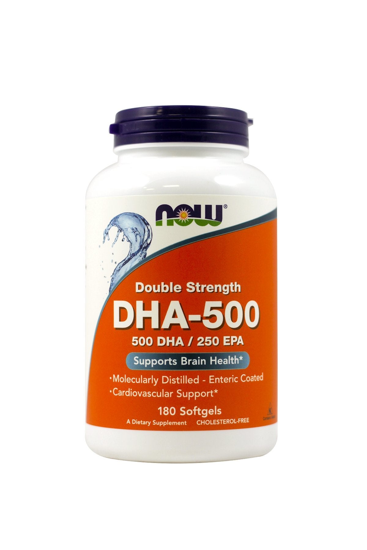 NOW Foods DHA-500 500mg Softgels, 360 Softgels