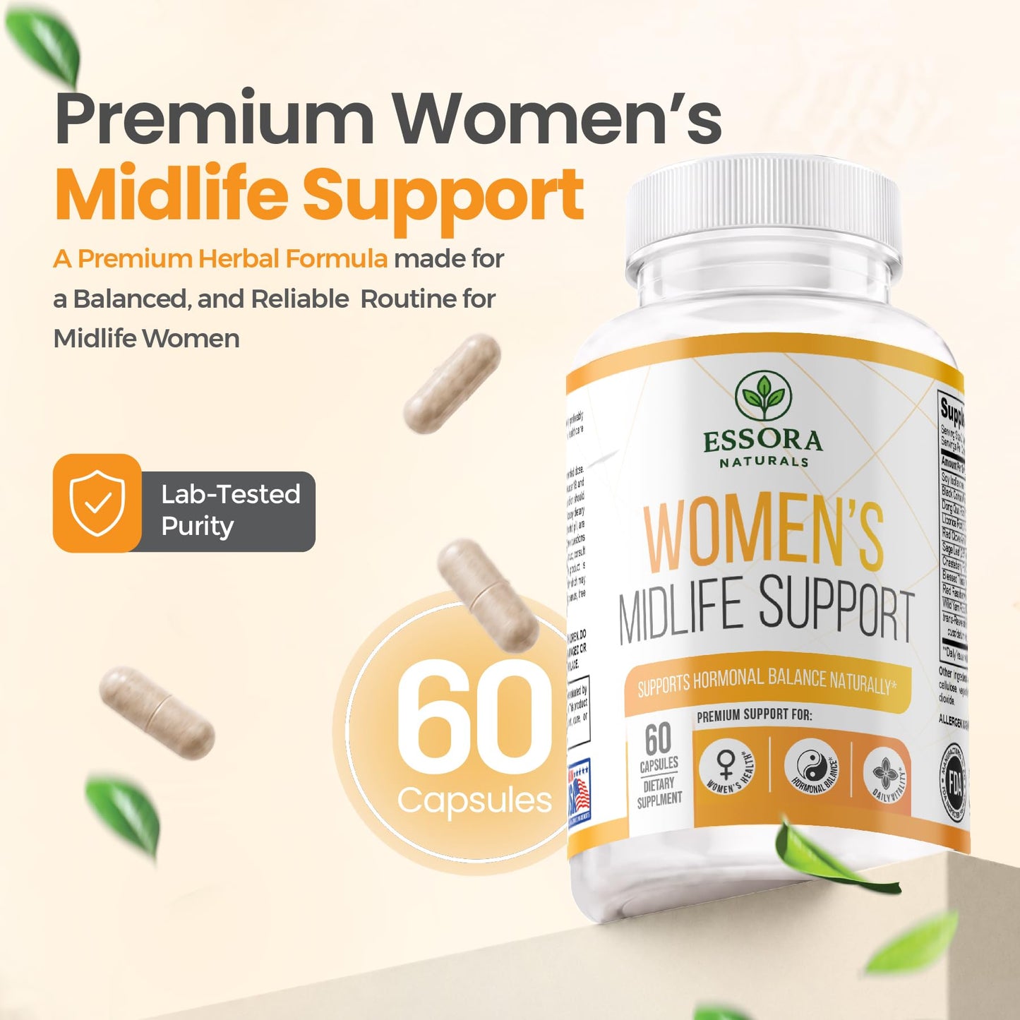 Essora Naturals Women's Support Herbal Blend 1 Capsule