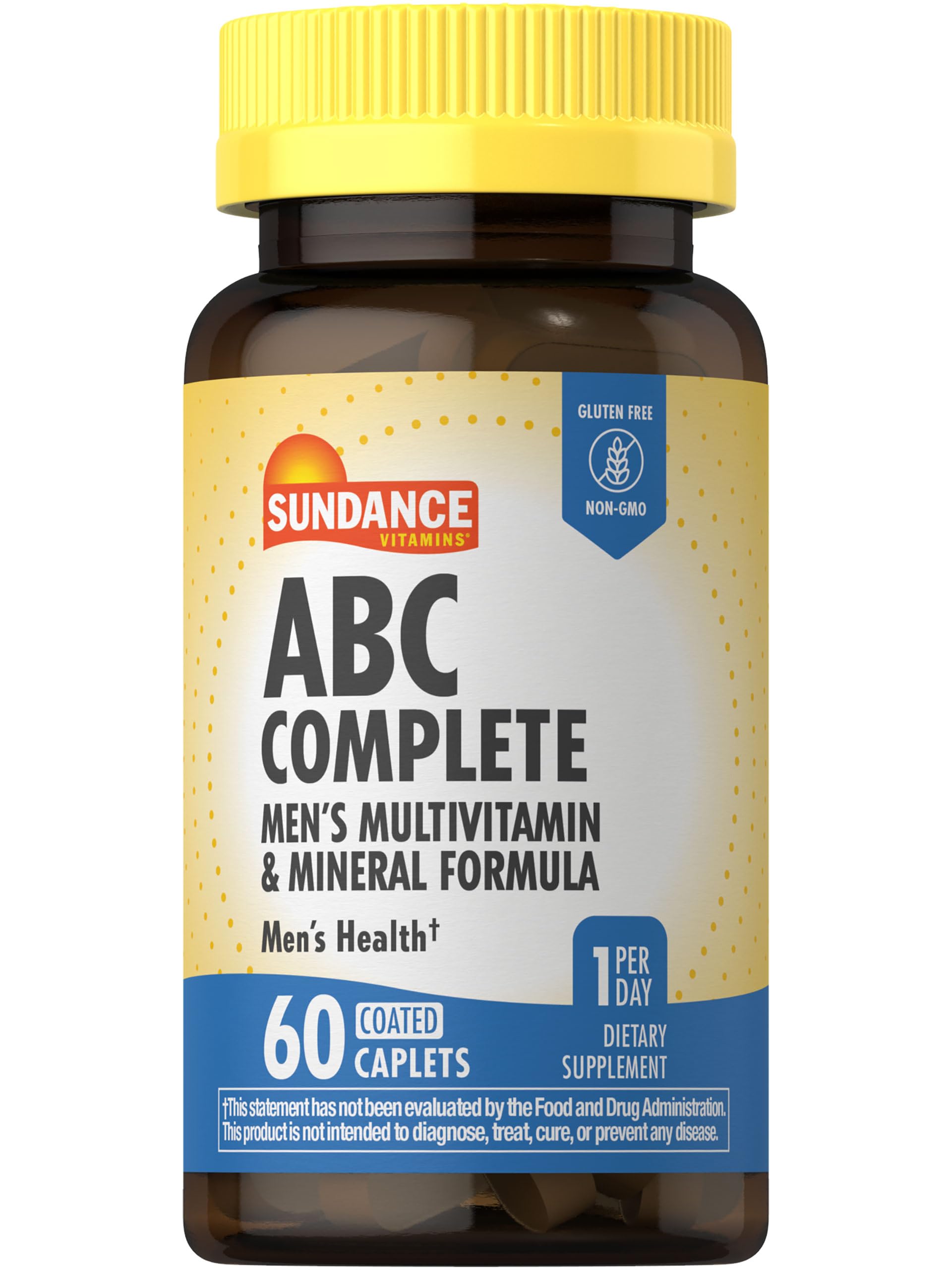 Sundance Men's ABC Complete Multivitamin & Mineral Formula 60 Caplets