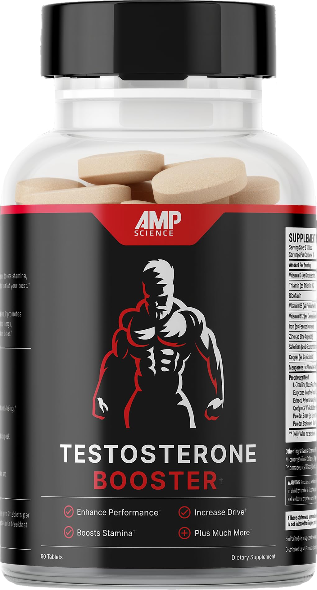 AMP Science Advanced Testosterone Booster Tablet 60
