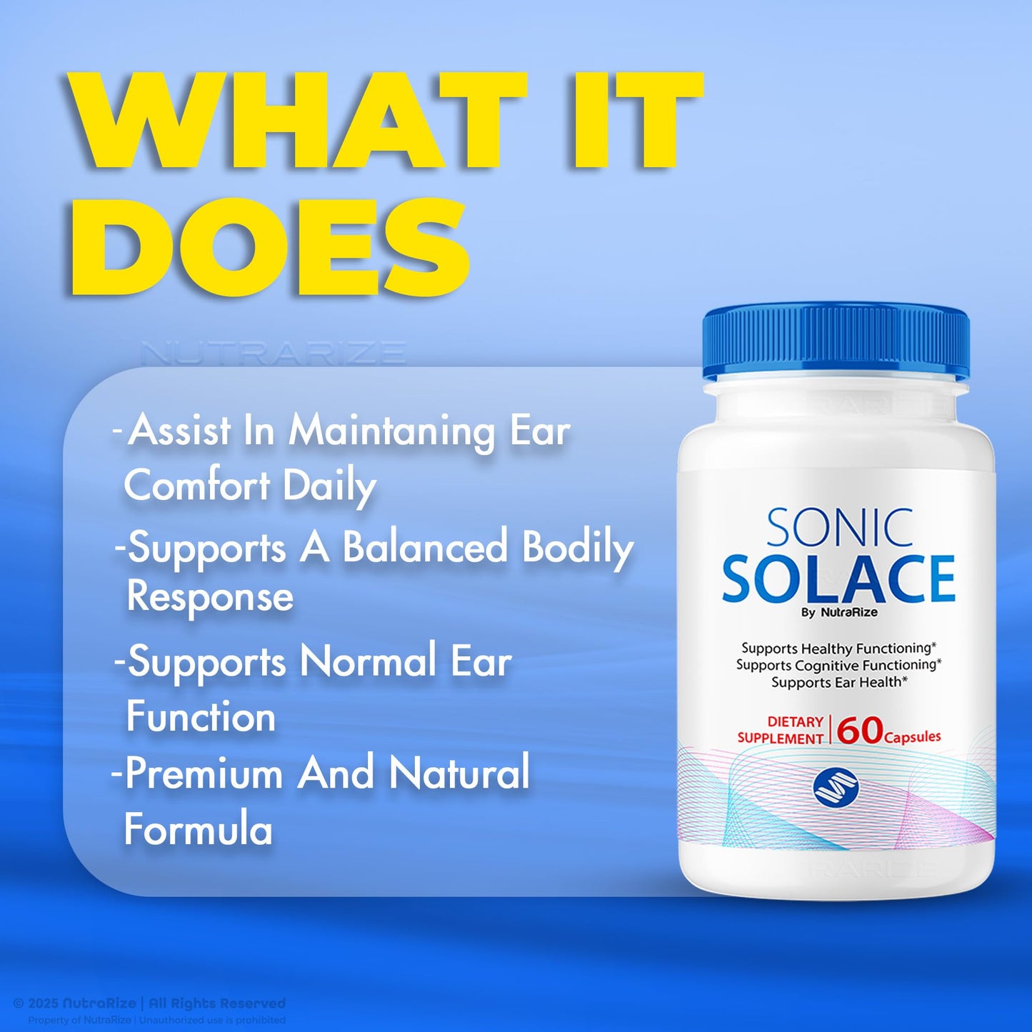 NutraRize Sonic Solace 120 Capsules