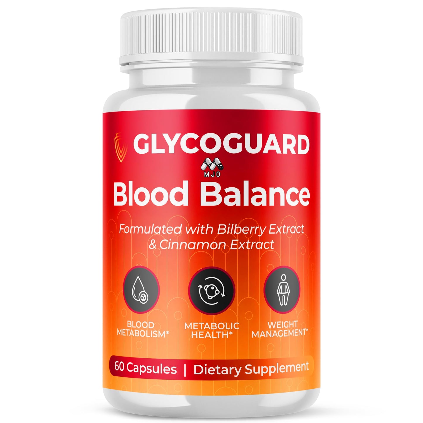 MJO Glycoguard Red Capsules 60 Count