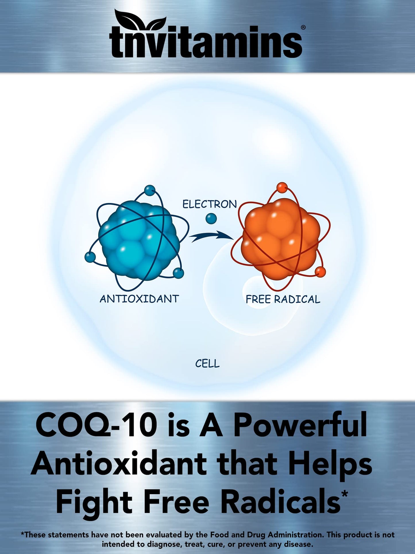 tnvitamins CoQ-10 200mg, 150 Capsules