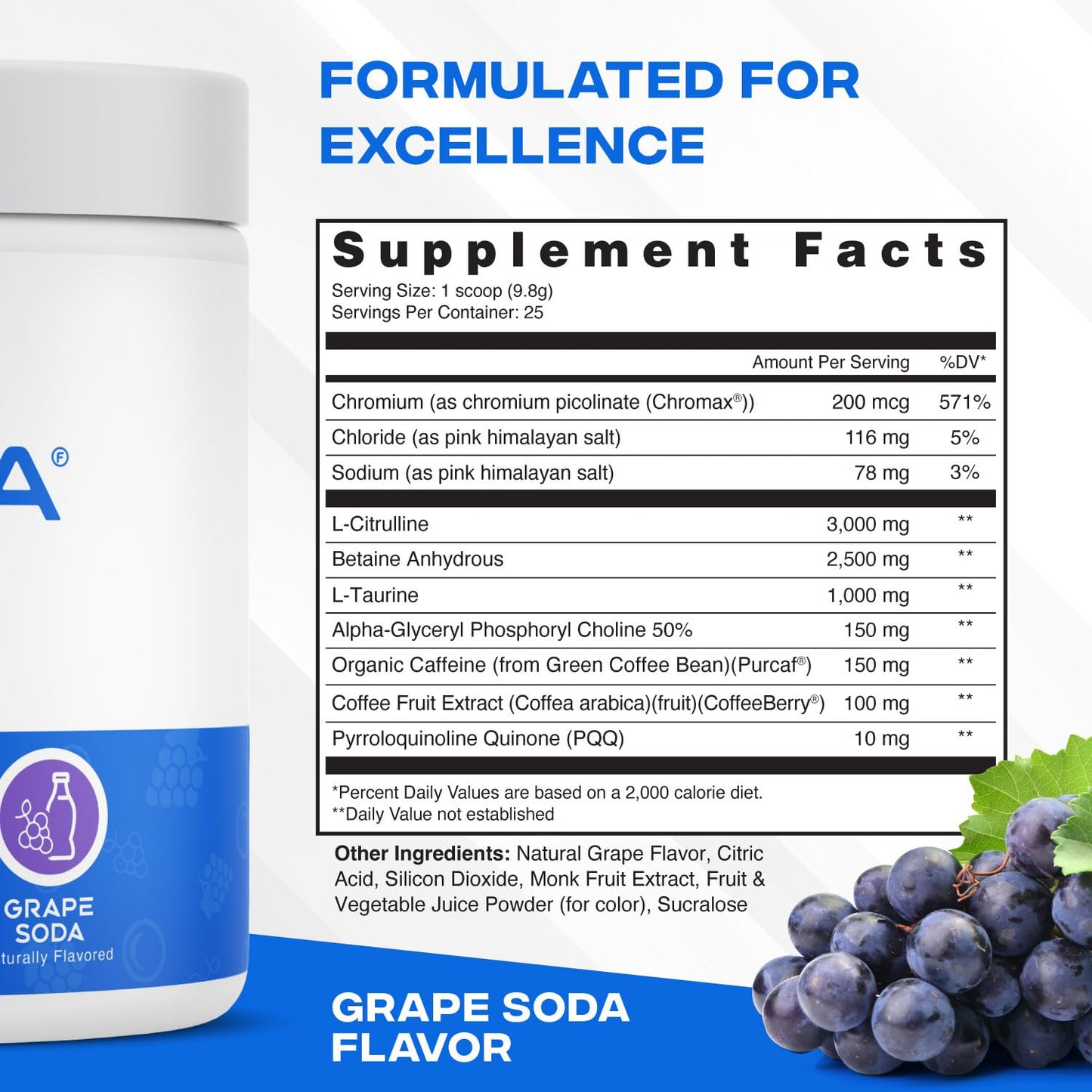 XEELA Pre Workout Powder 9.03 oz