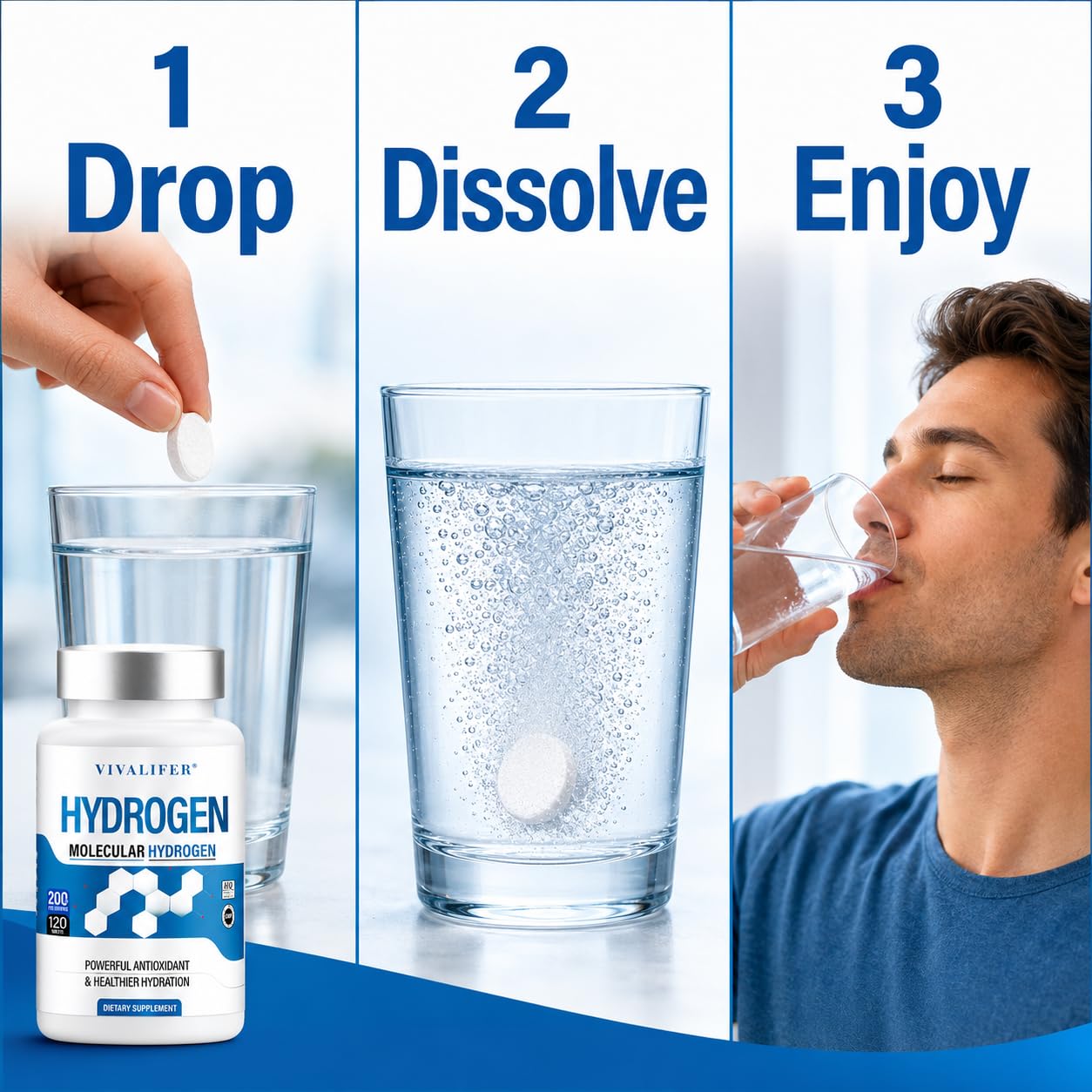 CORELIX Hydrogen Water Tablets with Magnesium 120 Tablets