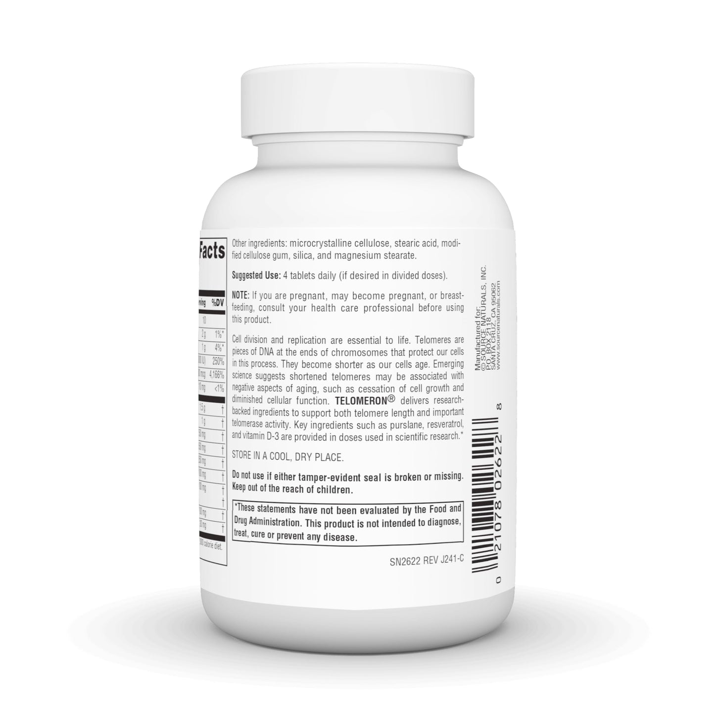 Source Naturals Telomeron 60 Tablets
