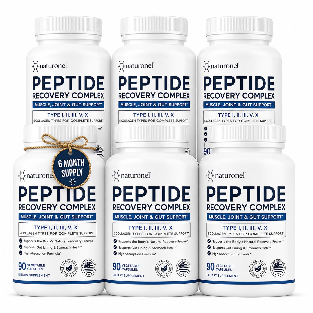 Naturonel Peptide Recovery Formula Elite 157 Recovery Complex Capsule 60 Count