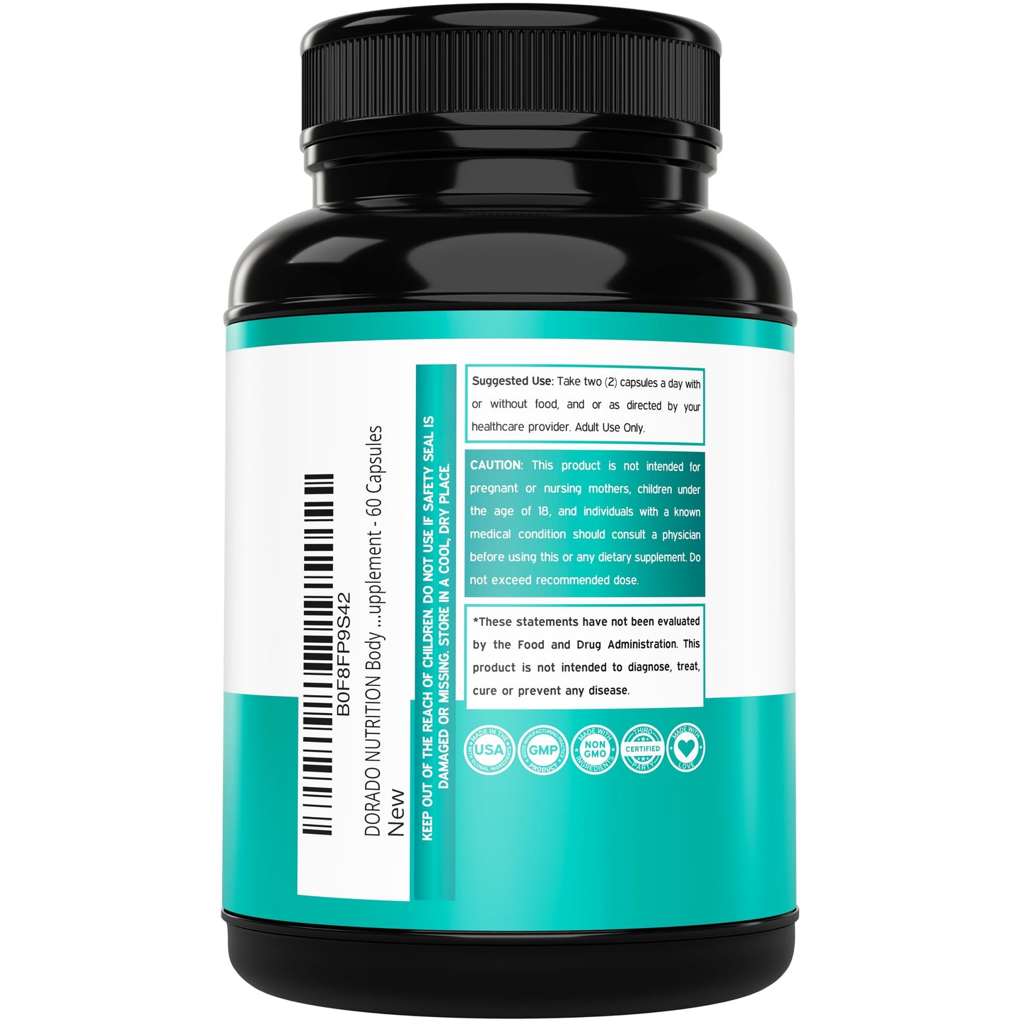 DORADO NUTRITION Body Odor Supplement Chlorophyll Capsules, 60 Count