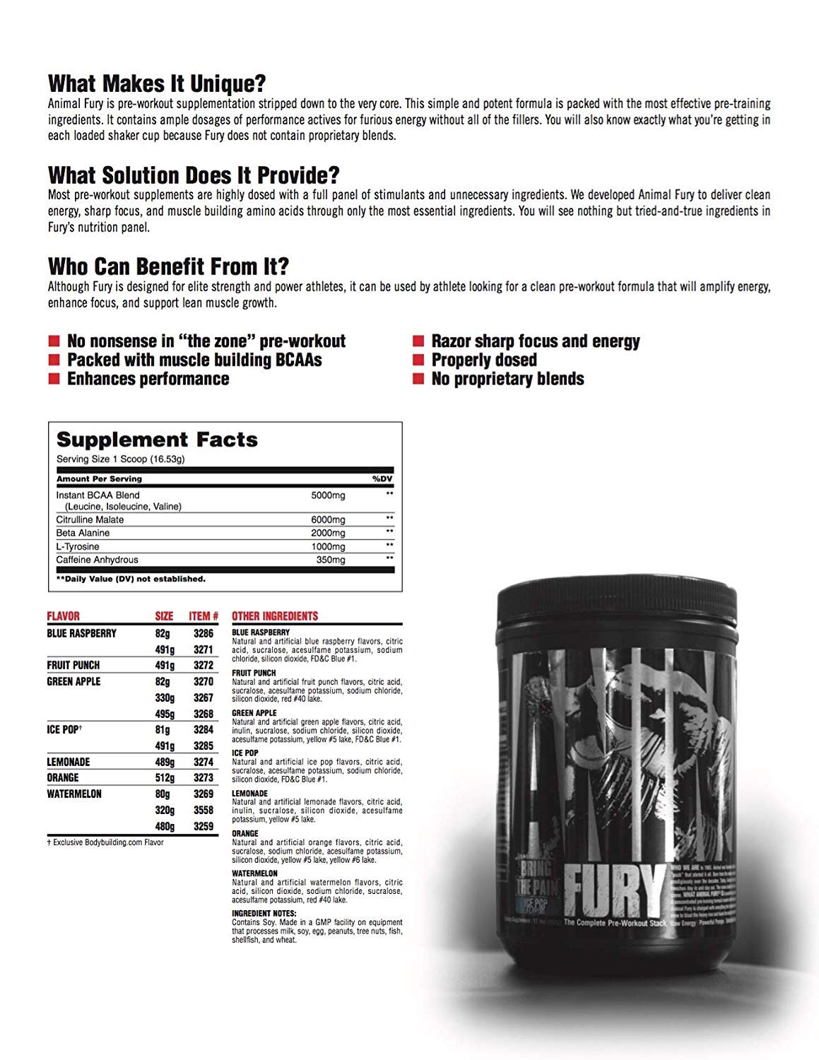 Animal Whey Isolate Protein Powder 1