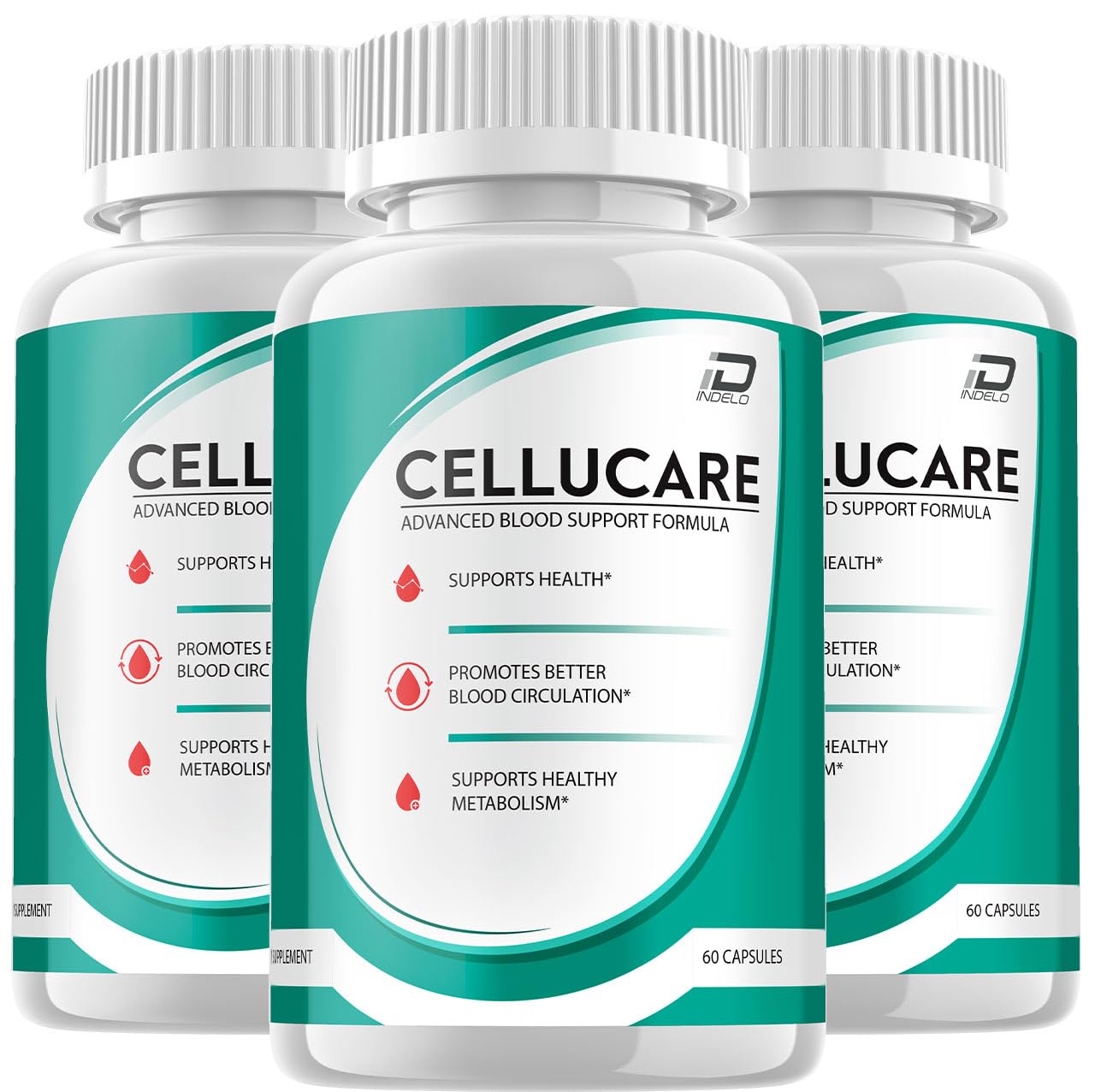 Indelo Cellucare Pills Advanced Formula Supplement, 180 Capsules