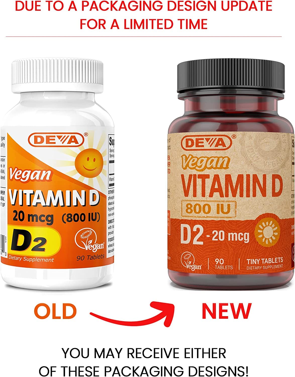 DEVA Vitamin D 800 IU Tablet, 180 Tablets