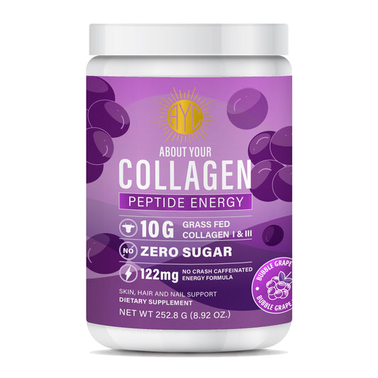 ABOUT YOUR COLLAGEN Peptide Energy Collagen Powder, 12.73 oz
