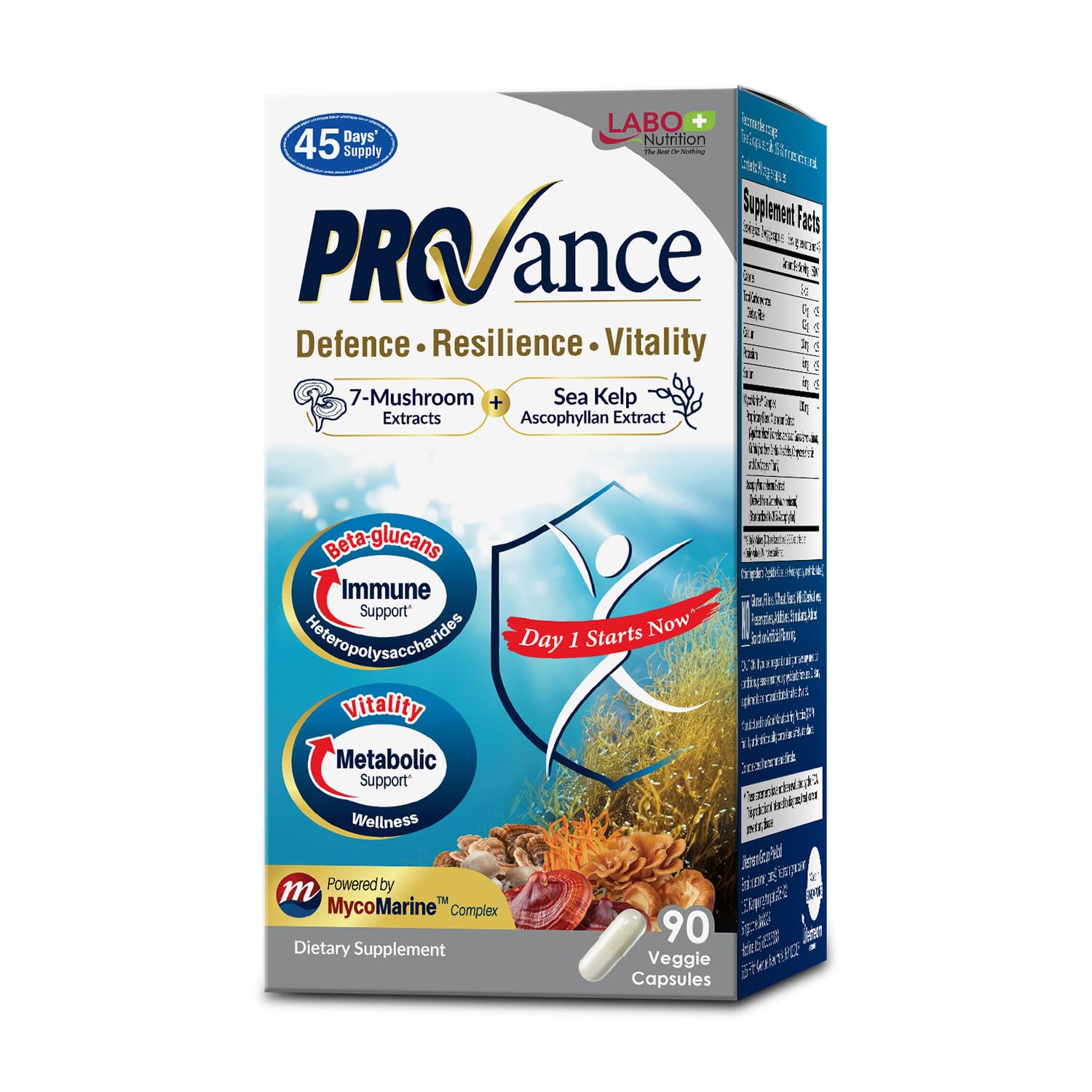 LABO Nutrition PROVANCE Veggie Capsule 90 Count