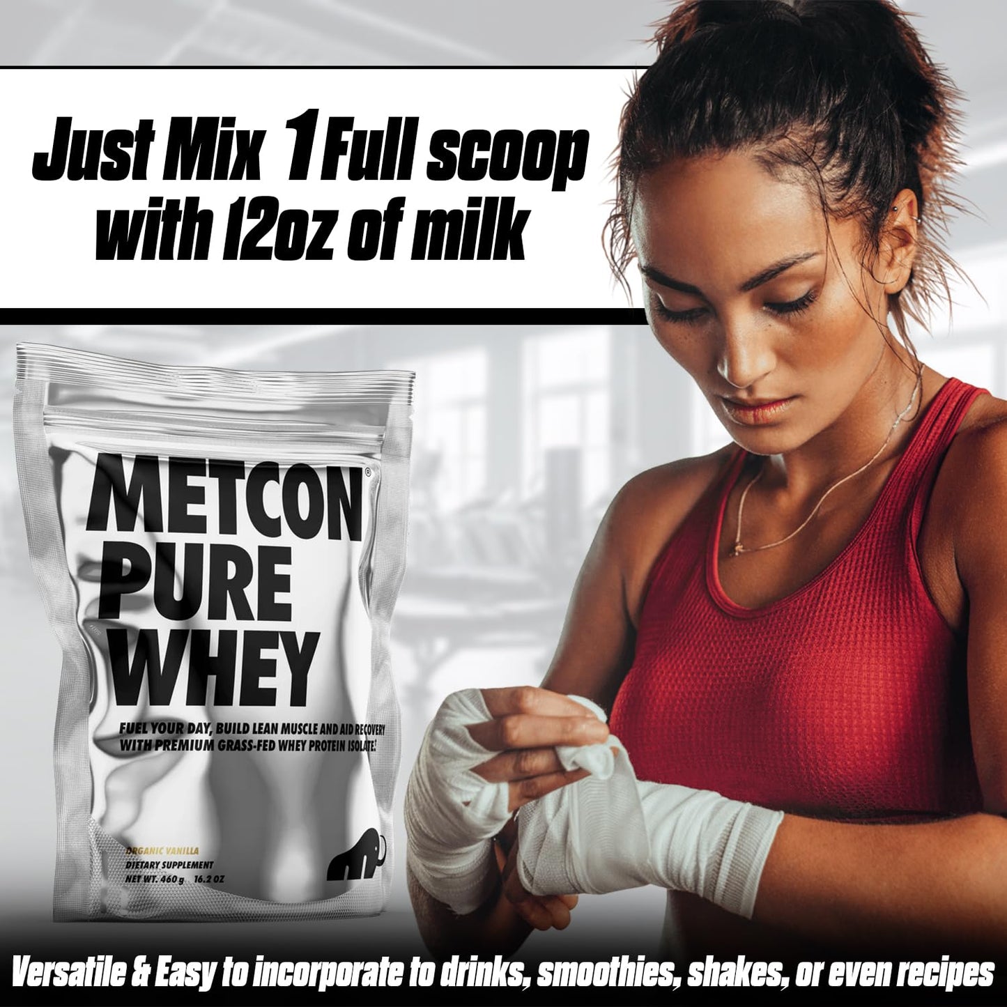 MetCon Whey Protein Isolate Powder 16.2 oz