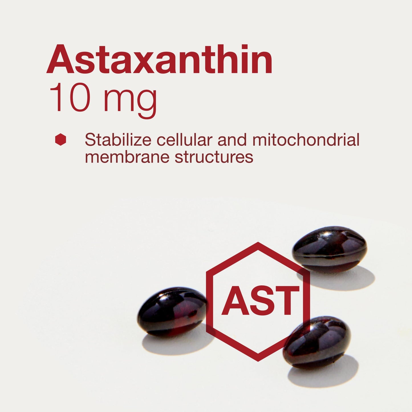 PROTOCOL FOR LIFE BALANCE Astaxanthin 10mg Softgels, 60 Softgels