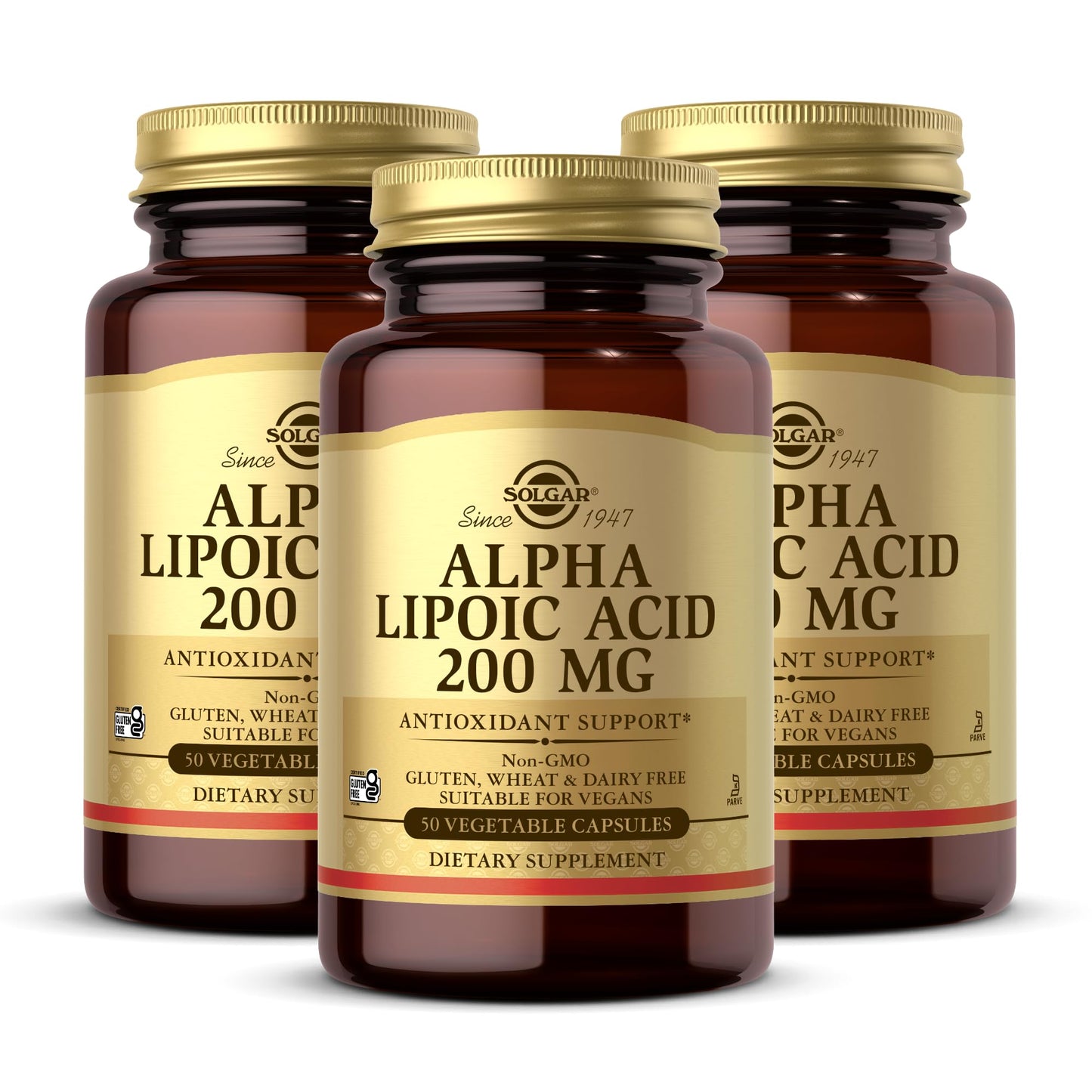 Solgar Alpha Lipoic Acid 200 mg Capsules, 150 Capsules