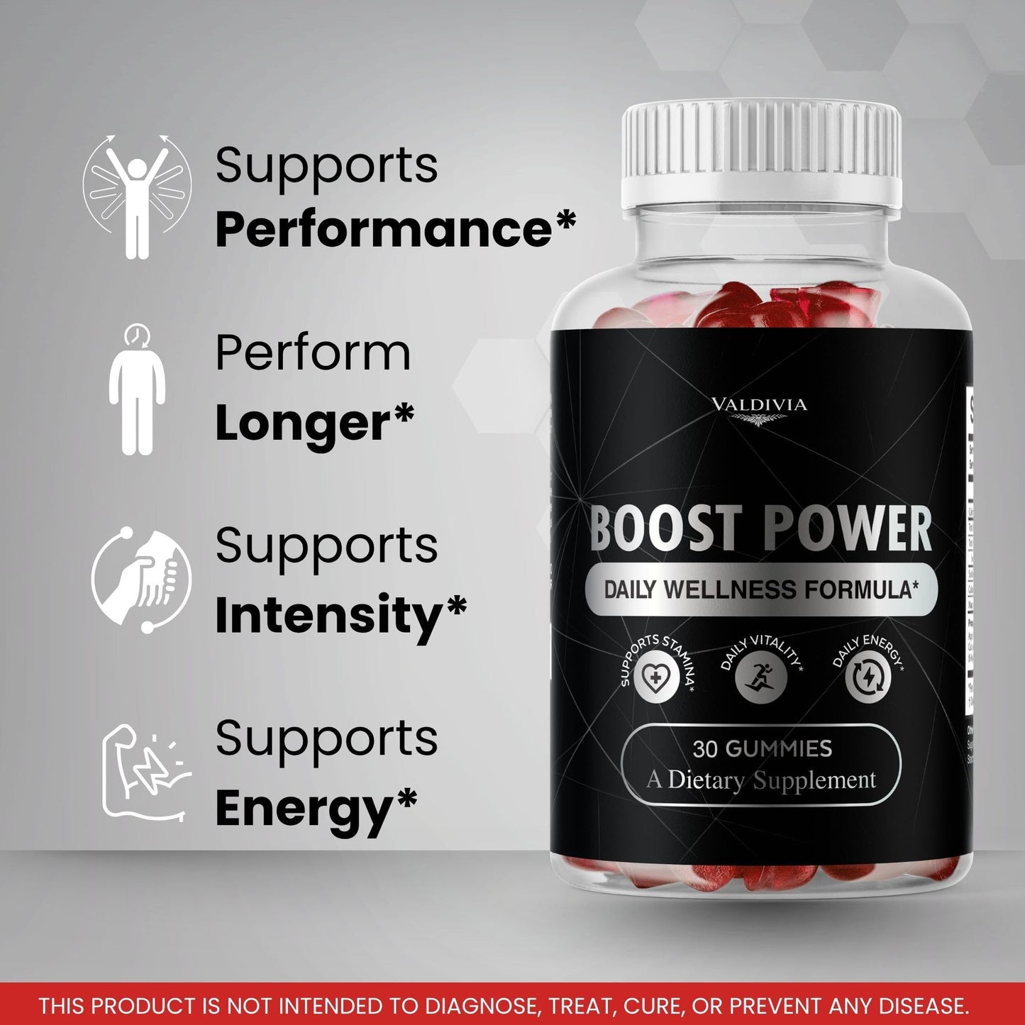 Valdivia Boost Power Gummies 30 Gummies