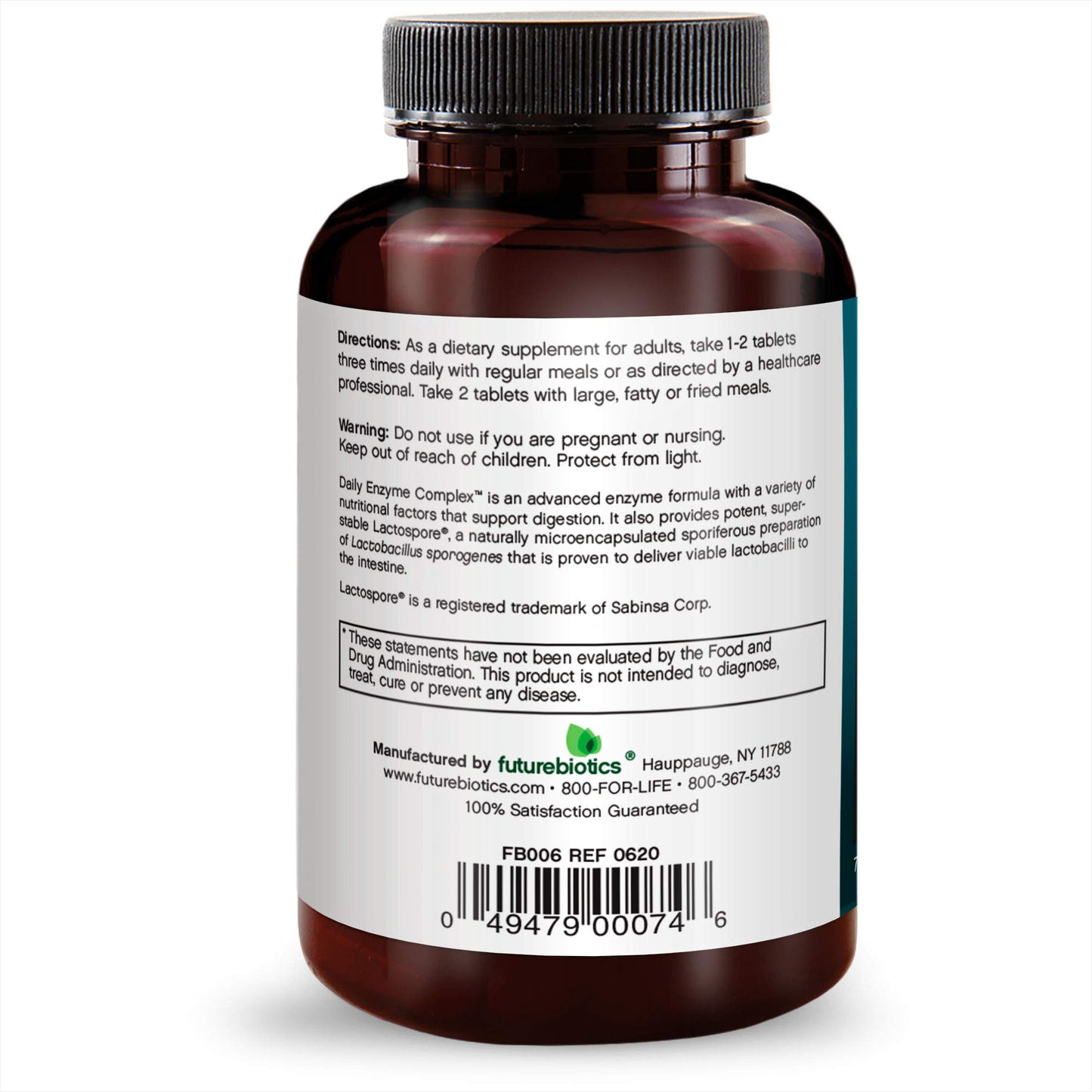 Futurebiotics Daily Enzyme Complex Tablet 75