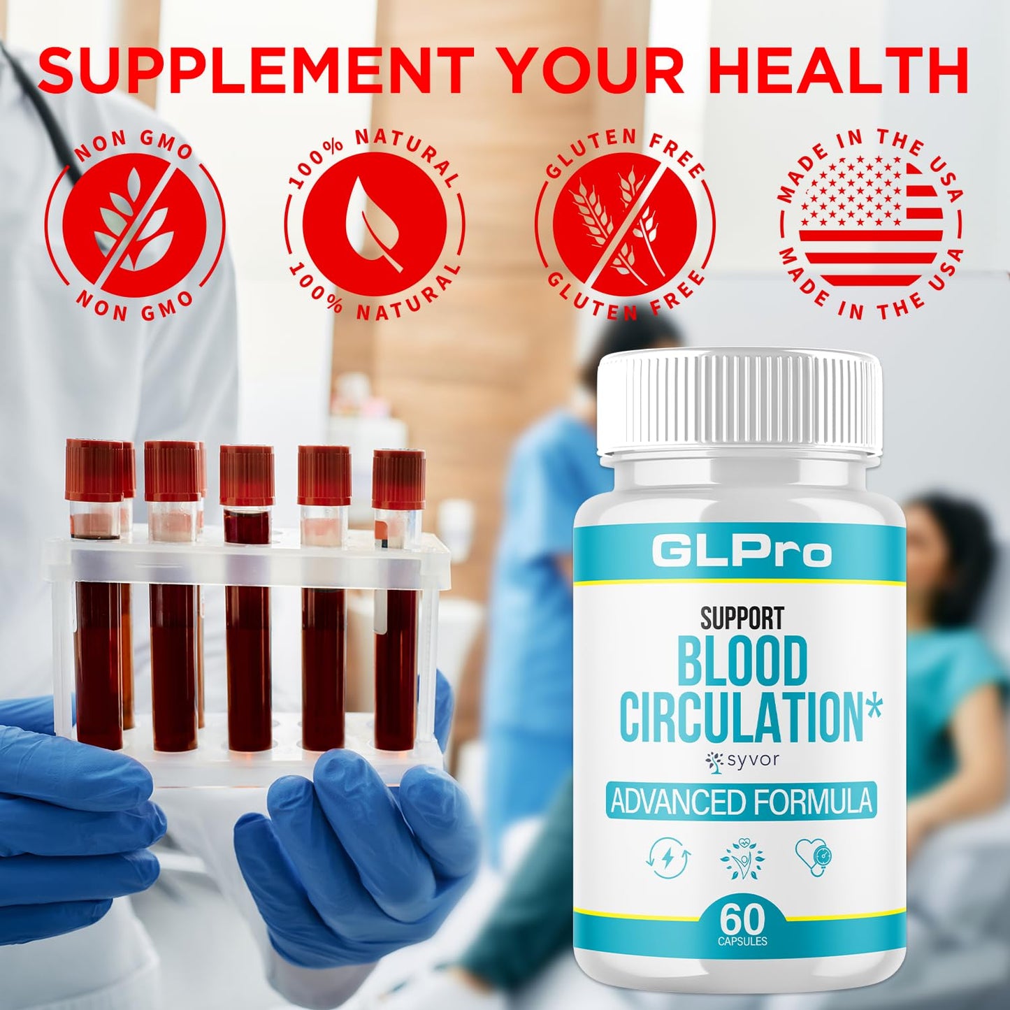 Syvor GLPro Blood Capsules 300 Capsules