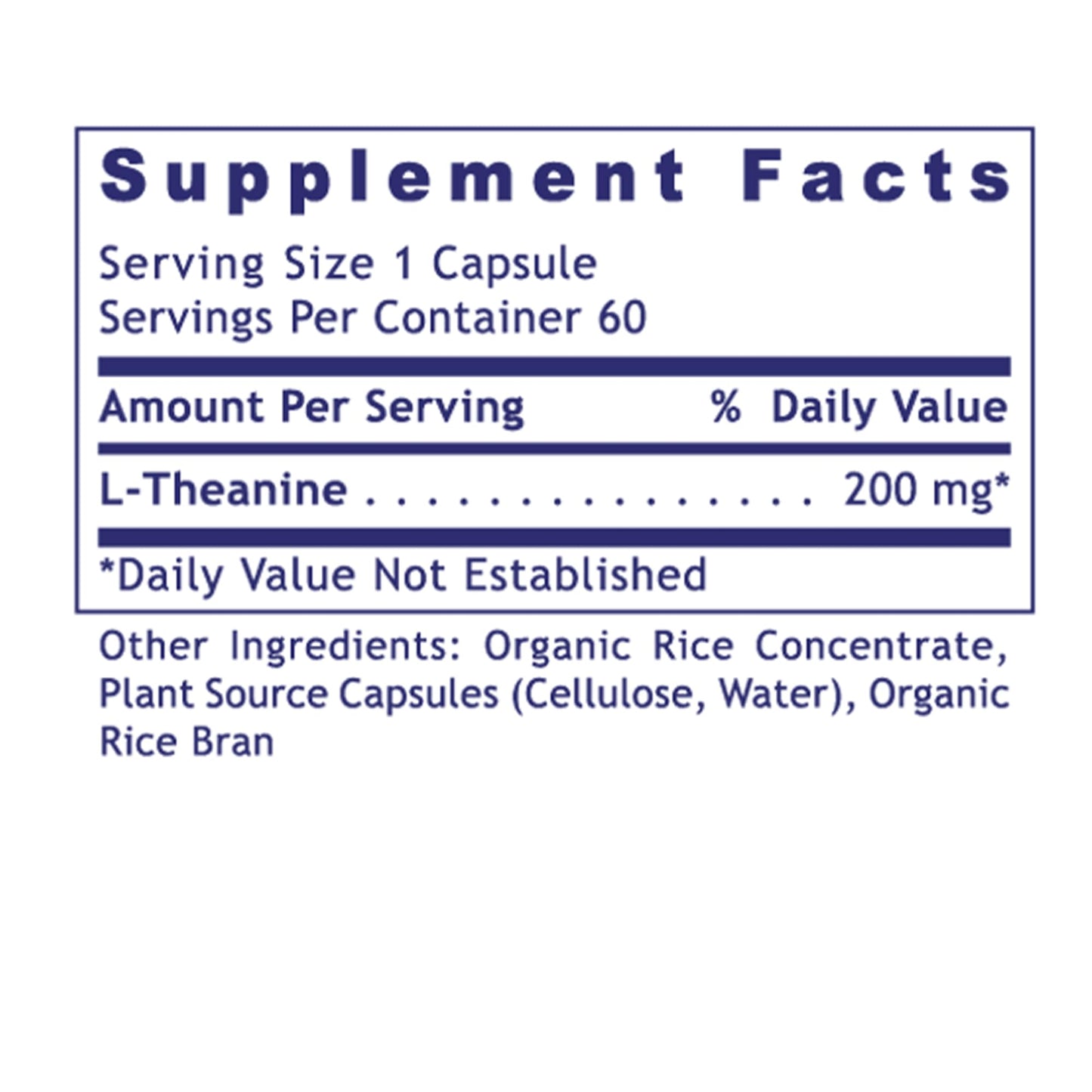 Premier Research Labs L-Theanine Double Strength Pure L-Theanine Supplement 200mg, 60 Capsules