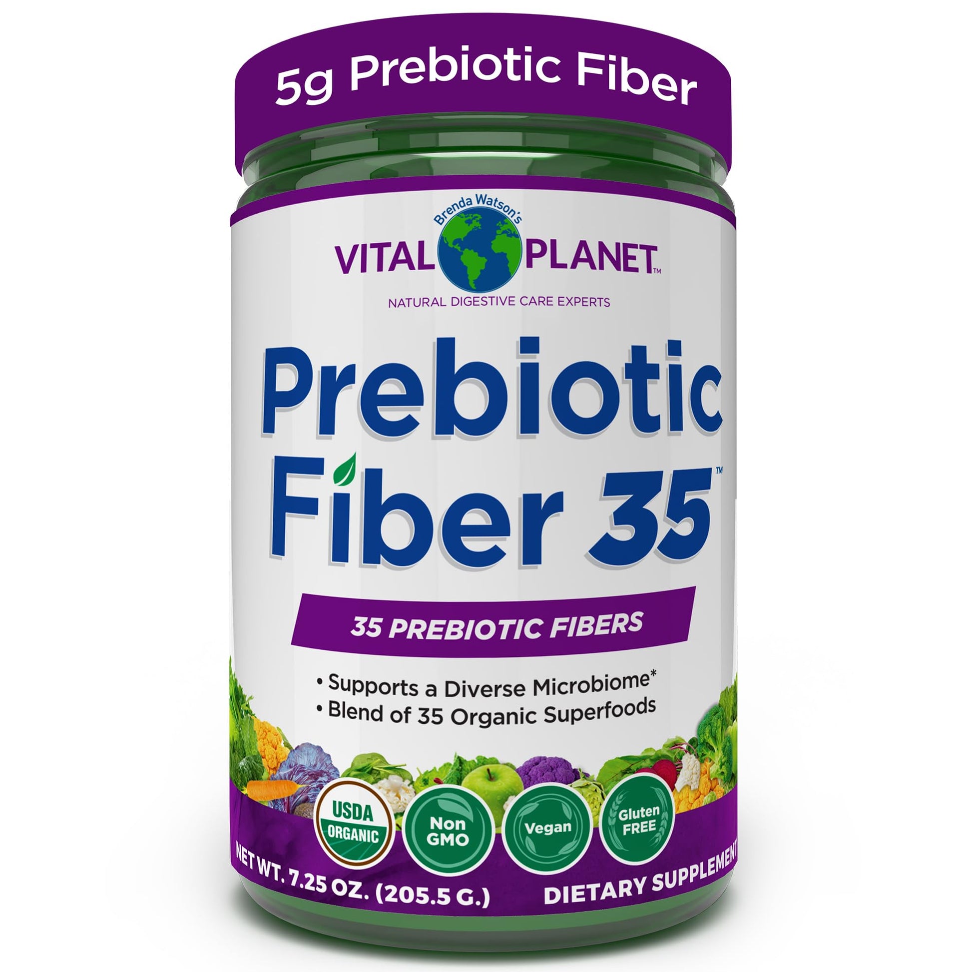 Vital Planet Fiber 35 Powder, 6.77 oz