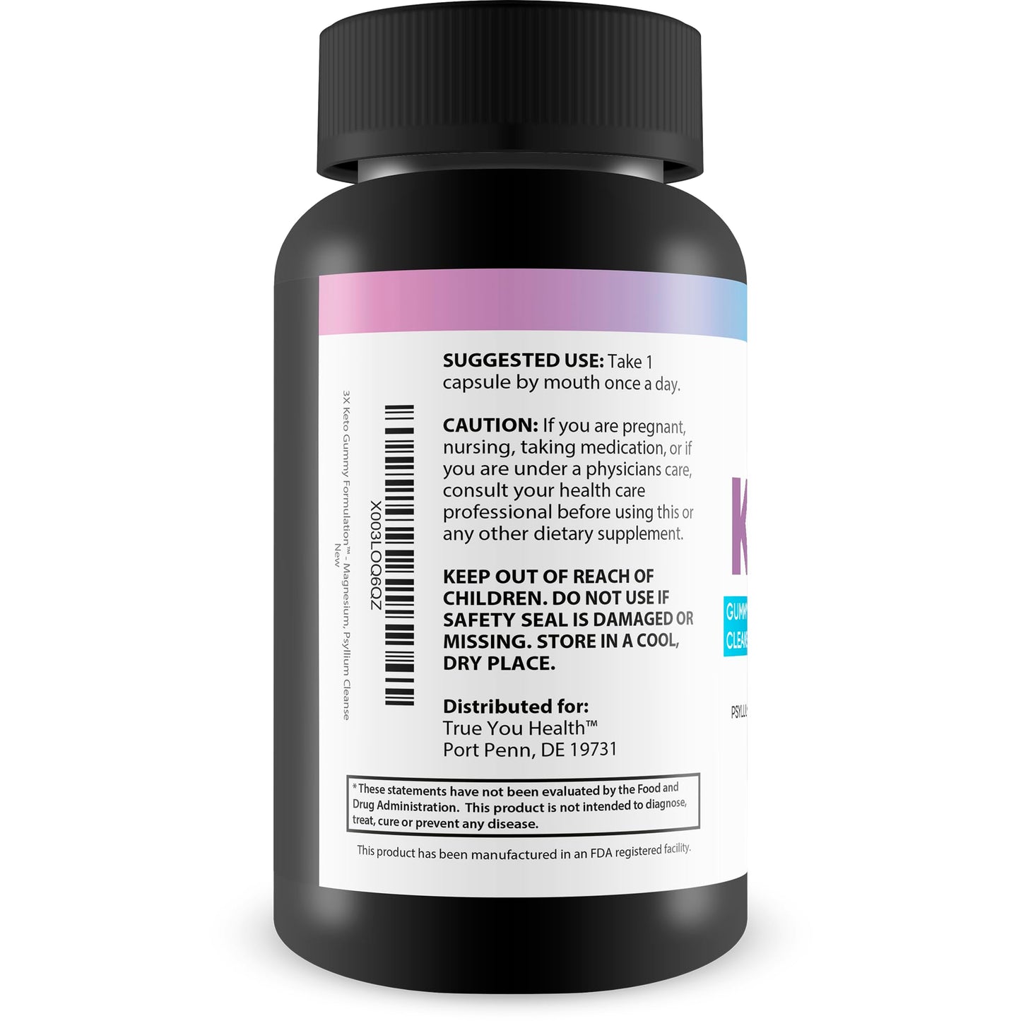 Generic 3X Keto Gummy Formulation Cleanse Capsule 1
